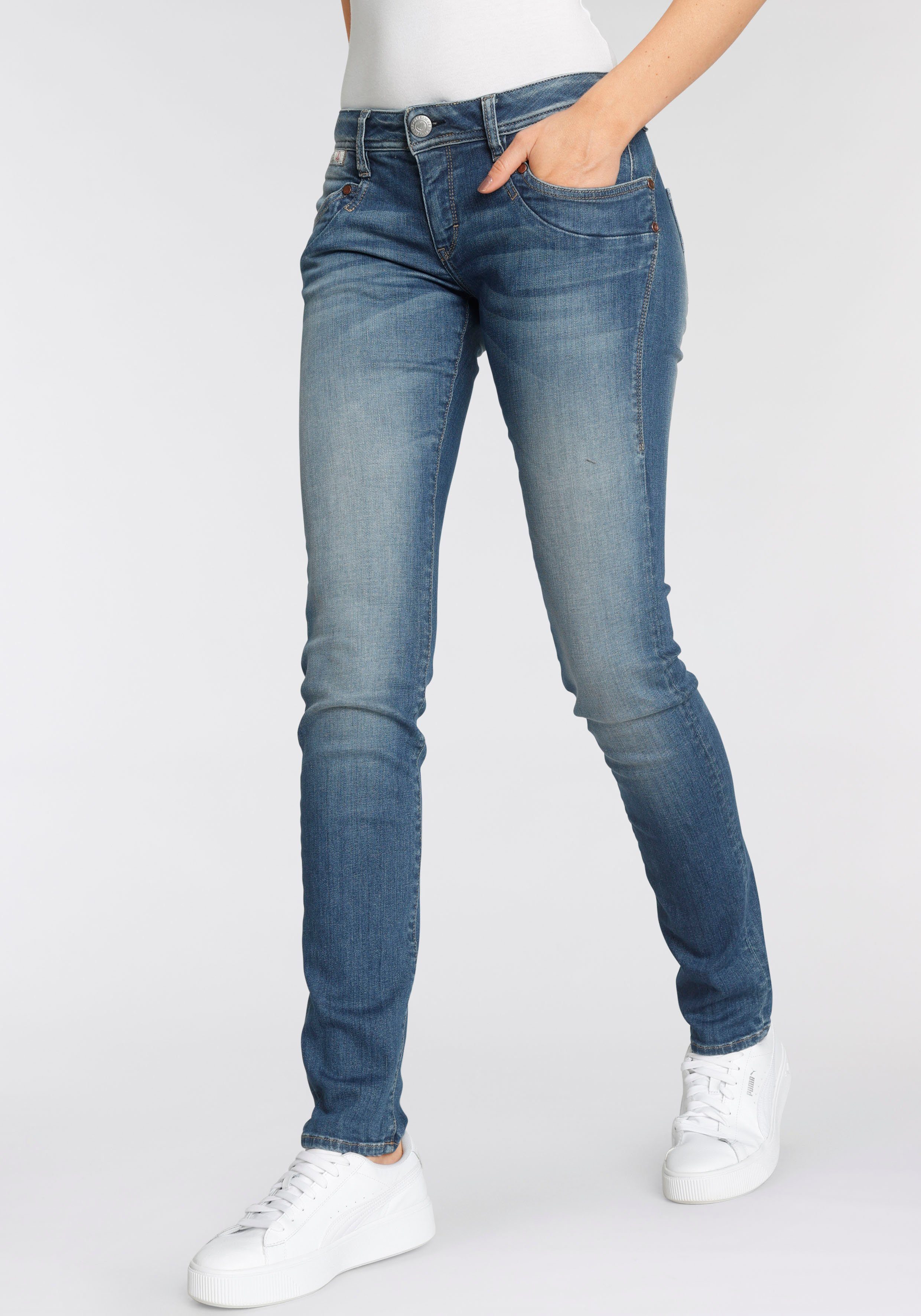 Herrlicher Slim-fit-Jeans PIPER SLIM umweltfreundlich dank Kitotex Technology ORGANIC