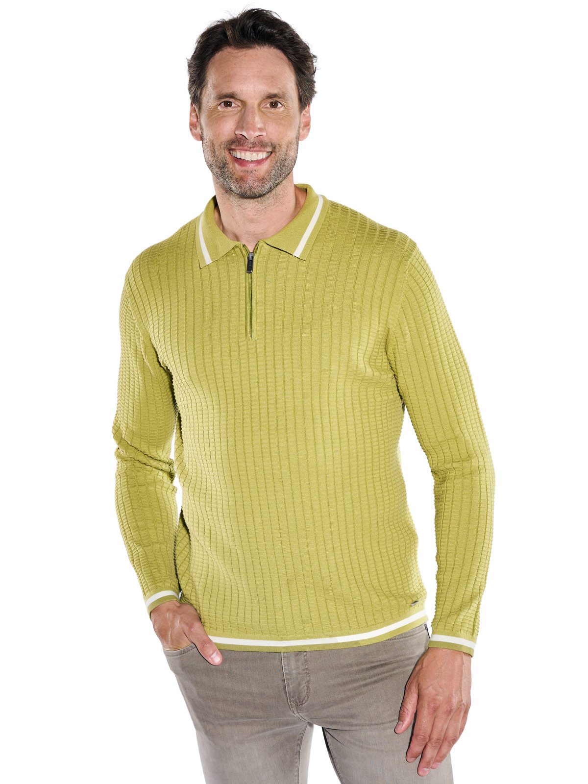 Engbers Strickpullover Herren Pullover, Hellgruen