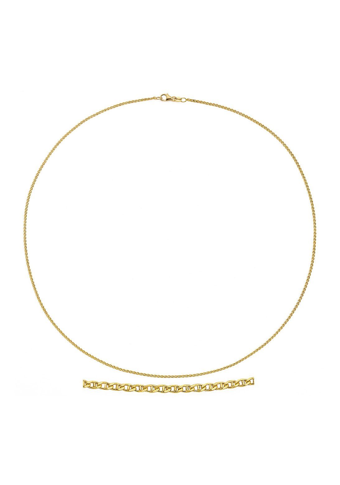 Collierkettchen Schmuck Geschenk Gold 375 Stegankerkettengliederung 1,6 mm breit