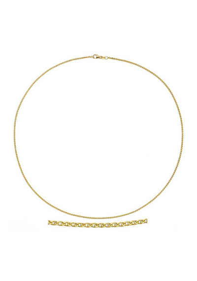 Firetti Collierkettchen Schmuck Geschenk Gold 375 Halsschmuck Halskette Goldkette Ankerkette, Made in Germany