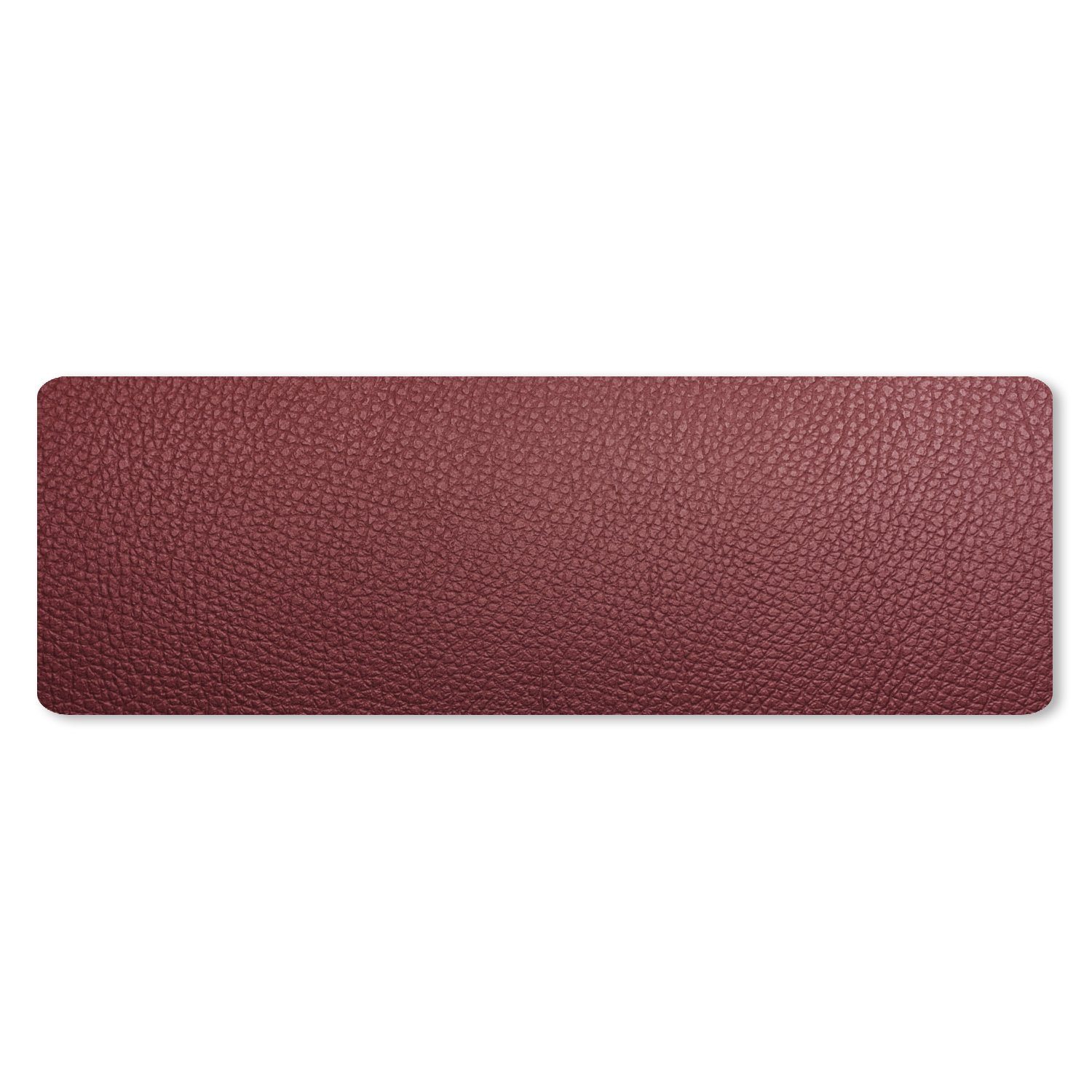 MuchoWow Mauspad Leder - Lederoptik - Rot - Leicht (1-St), Gaming, Büro, Mousepad XXL, Großes, Mausunterlage, 90x30 cm