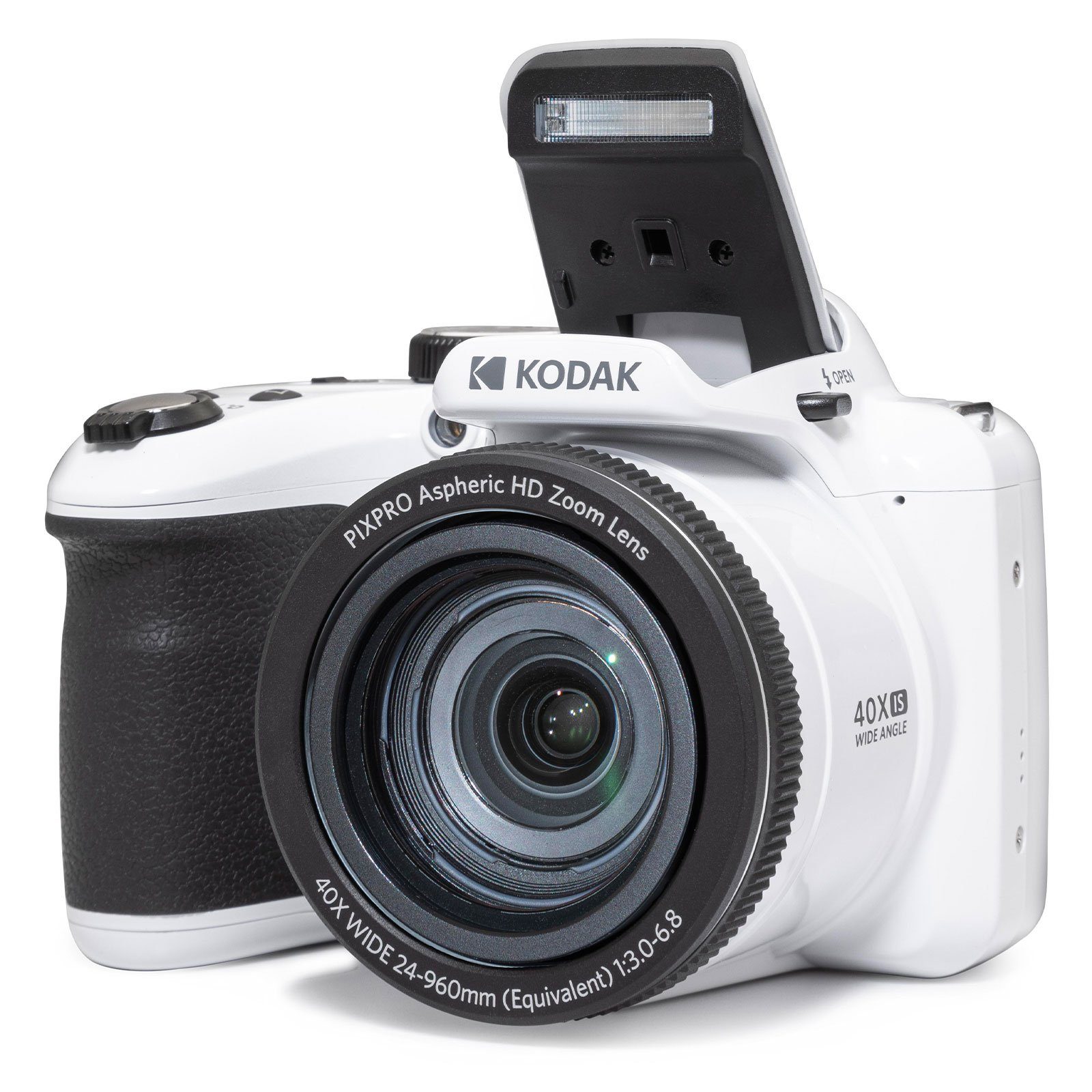 Kompaktkamera (20,68 Weiß Kodak MP, AZ405 Nahaufnahmen) Digitalkamera,