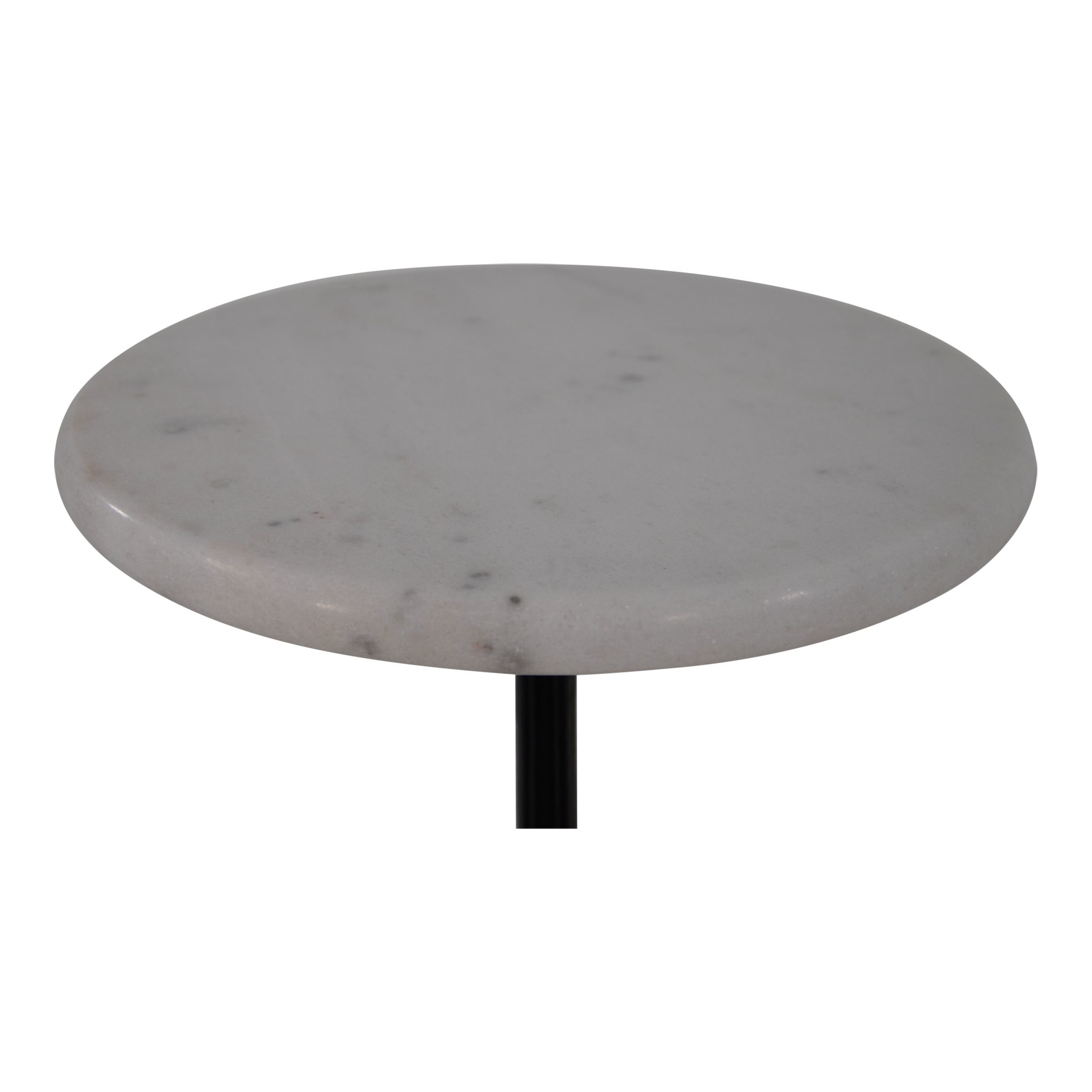 habeig Bistrotisch Stehtisch Marmorplatte 30 cm, 60 cm Höhe, Metall, Marmorplatte