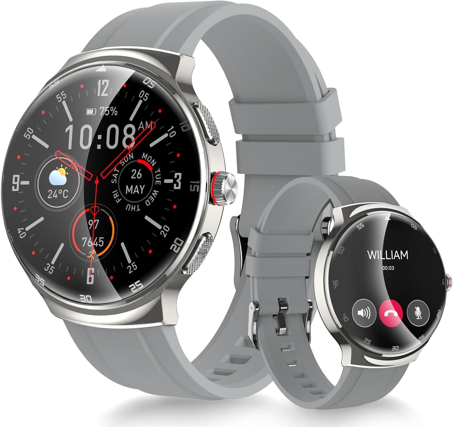 OHUGNA Smartwatch (3,6 cm, android ios)