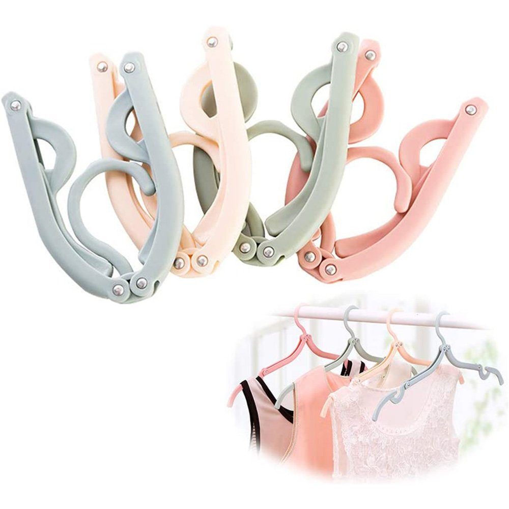 zggzerg Kleiderbügel 12 Stück Reise Kleiderbügel, Tragbare Faltbare Kleider günstig online kaufen