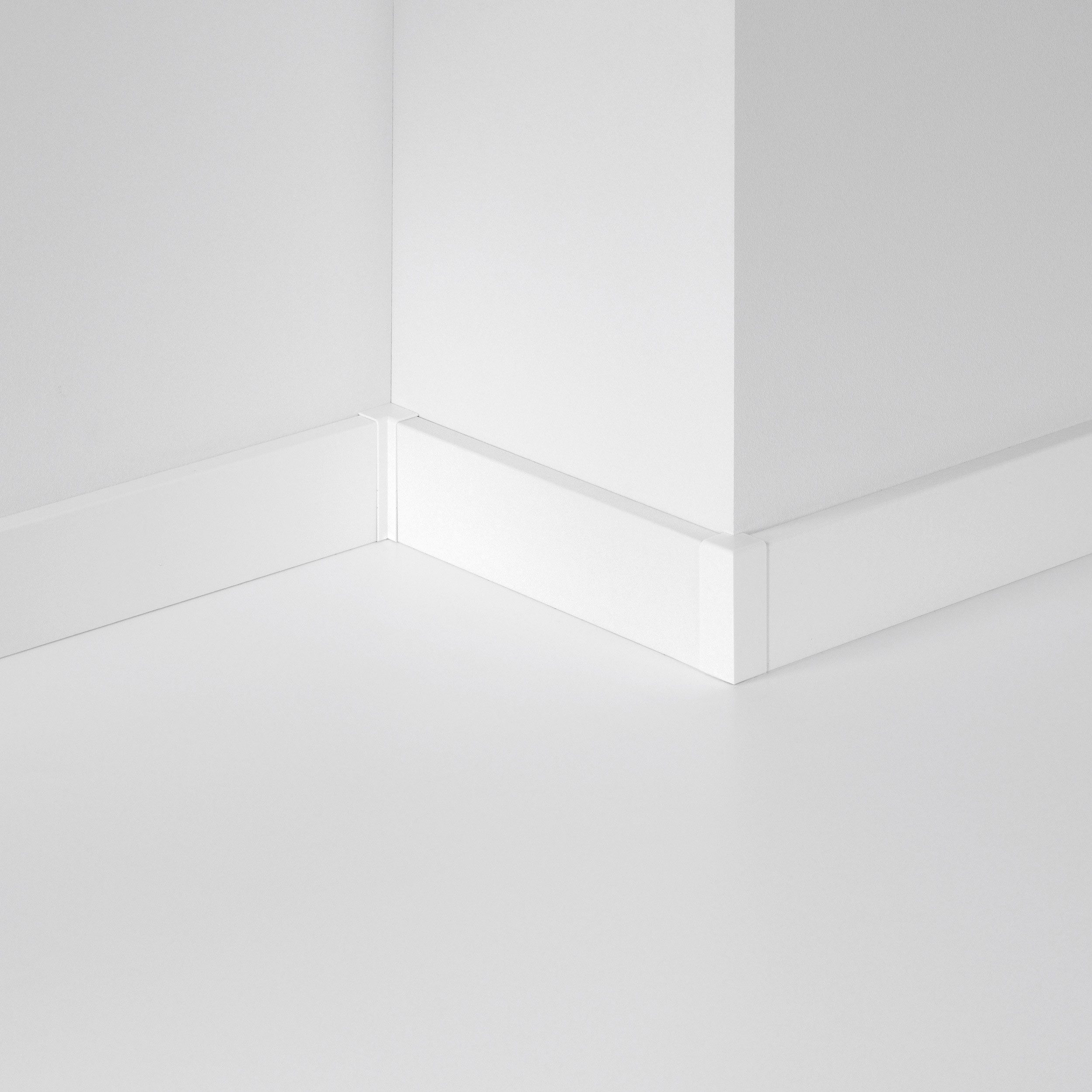 PARADOR Sockelleisten-Innenecke variabel Typ 2 für Sockelleisten SL 3, SL 5,SL 5 WF und SL 18, L: 4 cm, H: 14 cm, Für eine optimale und saubere Innenecke, 1-St., Kein Gehrungsschnitt erforderlich, Auf den Einsatz für die Sockelleisten SL 3, 5, 5 WF, 18 abgestimmt