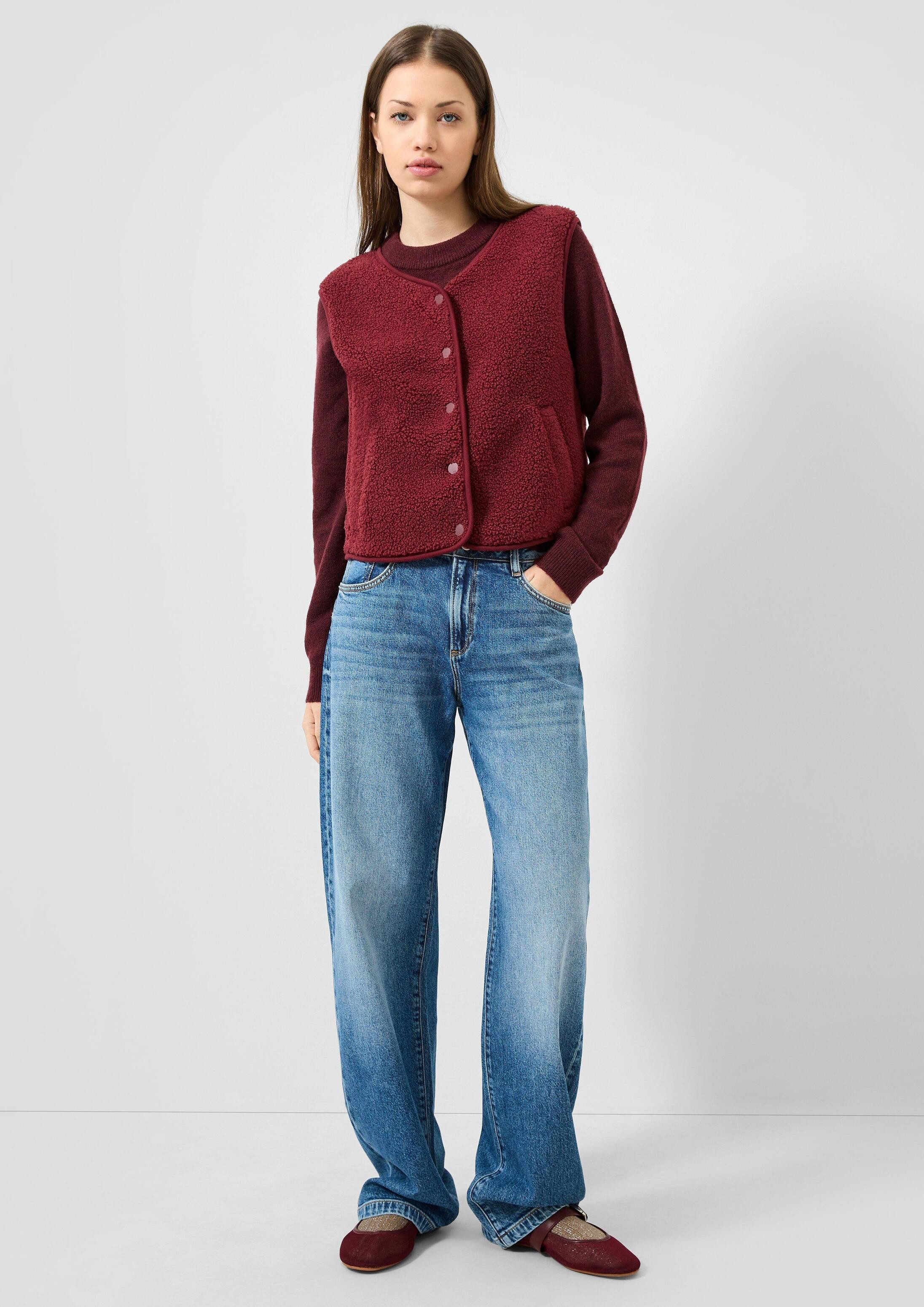 Weite Jeans Jeans-Hose