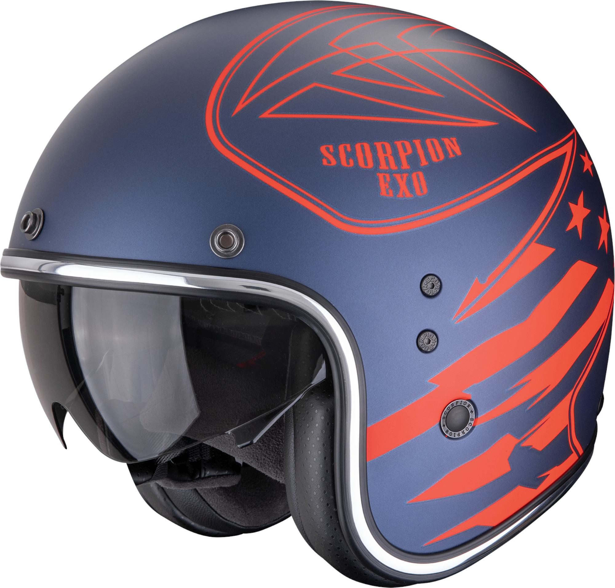 Scorpion Exo Motorradhelm Belfast Evo Dawg Jethelm, Vorbereitet Für Kommunikationssystem,geeignet Brillenträger,integ