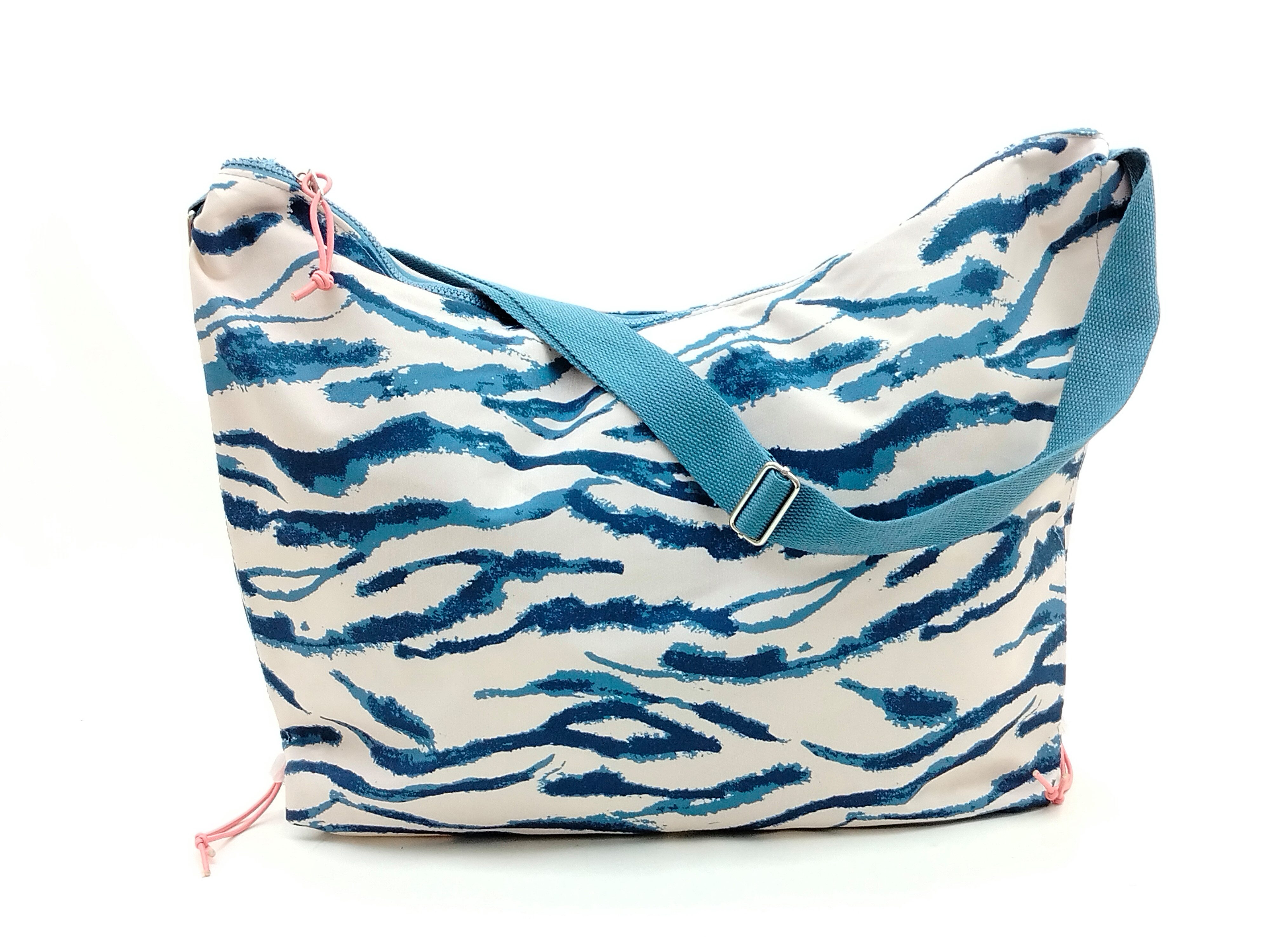 fabrizio® Strandtasche große Shoppertasche, Textil mit Kordelzug