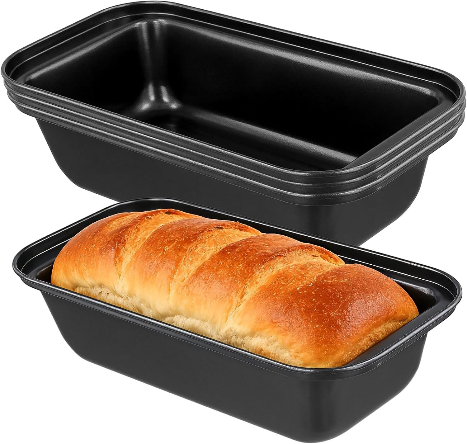 FELIXLEO Airfry-Backblech 4Stk Kastenform Brot 25cm Antihaft Kohlenstoffstahl Backform, (1-St)