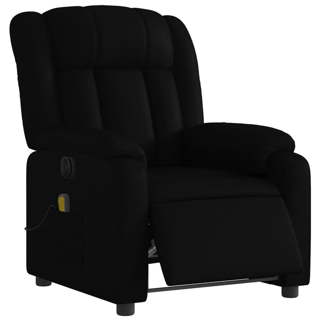 vidaXL Sessel Massagesessel Elektrisch Schwarz Kunstleder günstig online kaufen