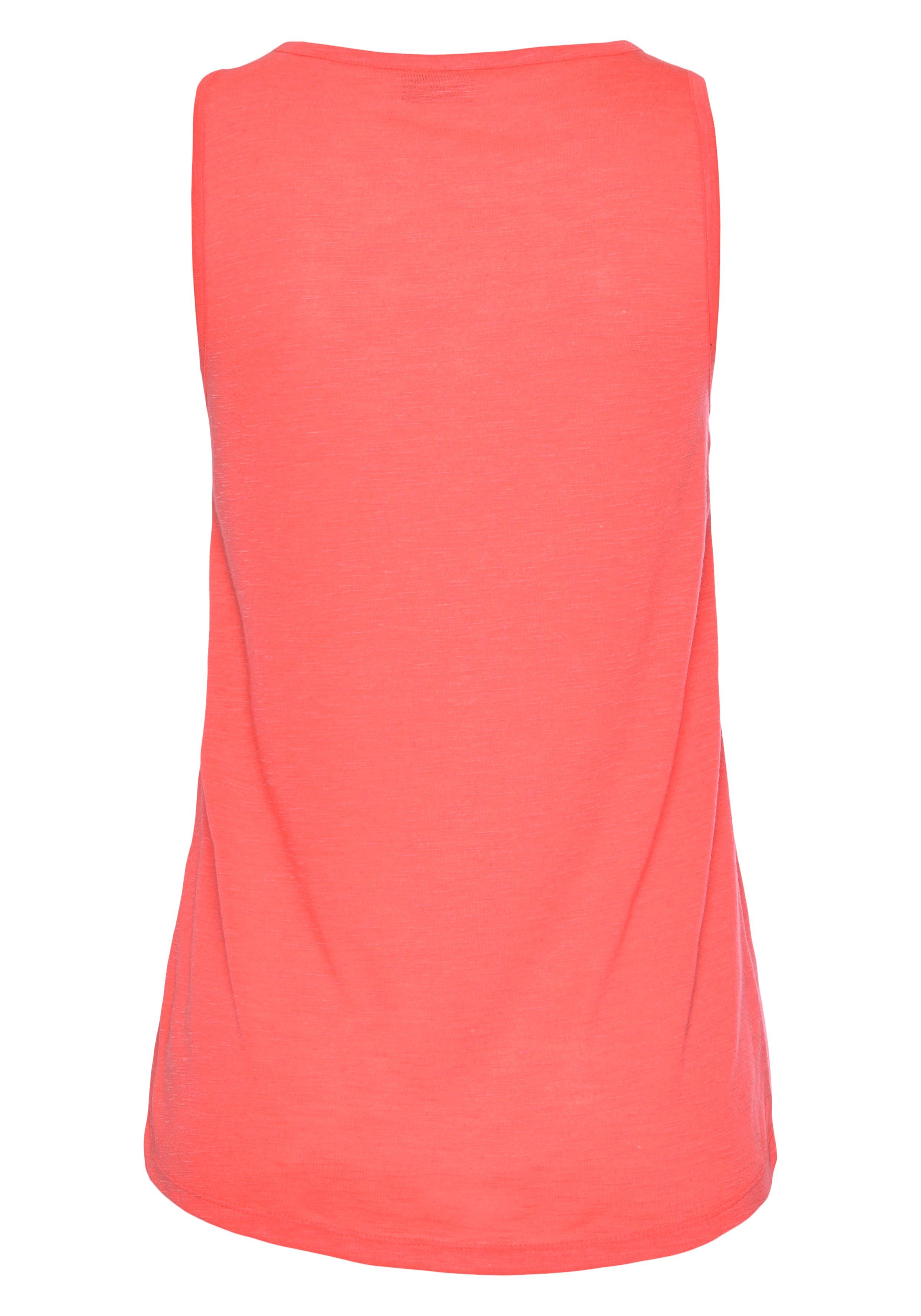 Venice Beach Tanktop aus weicher Slubware mit Logoprint Jerseytop mit breiten Trägern, Sommertop, lockeres Trägertop – Bild 3 von 5