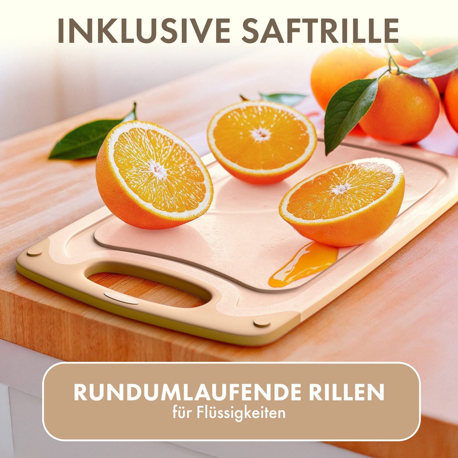 Blumtal Frühstücksbrett Blumtal Frühstücksbrettchen Kunststoff 25x15 im Set spülmaschinenfest, Kunststoff, (2-St) – Bild 5 von 5