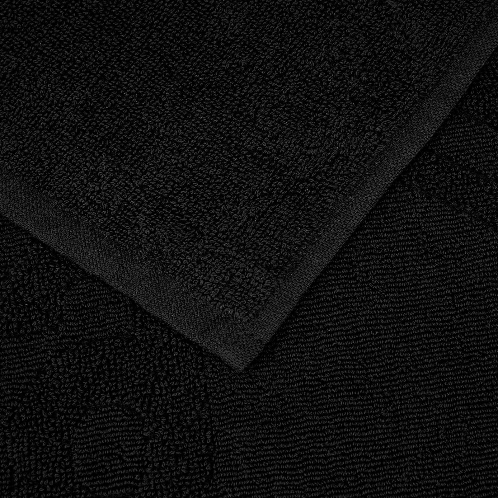 BVB Badetuch BVB Badetuch schwarz 70 x 180 cm, Baumwolle (Packung, 1-St), Schlicht und exklusiv
