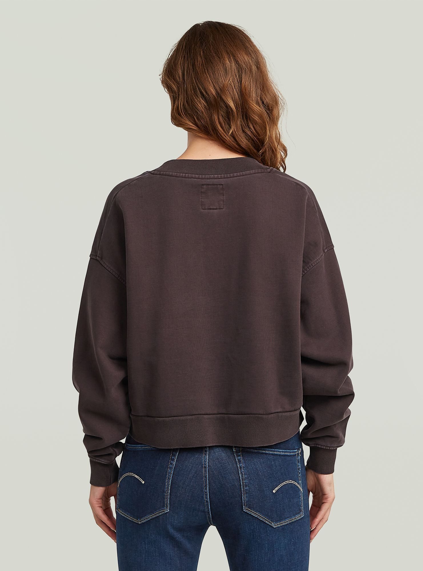 G-STAR Longpullover Washed Loose V Sweater