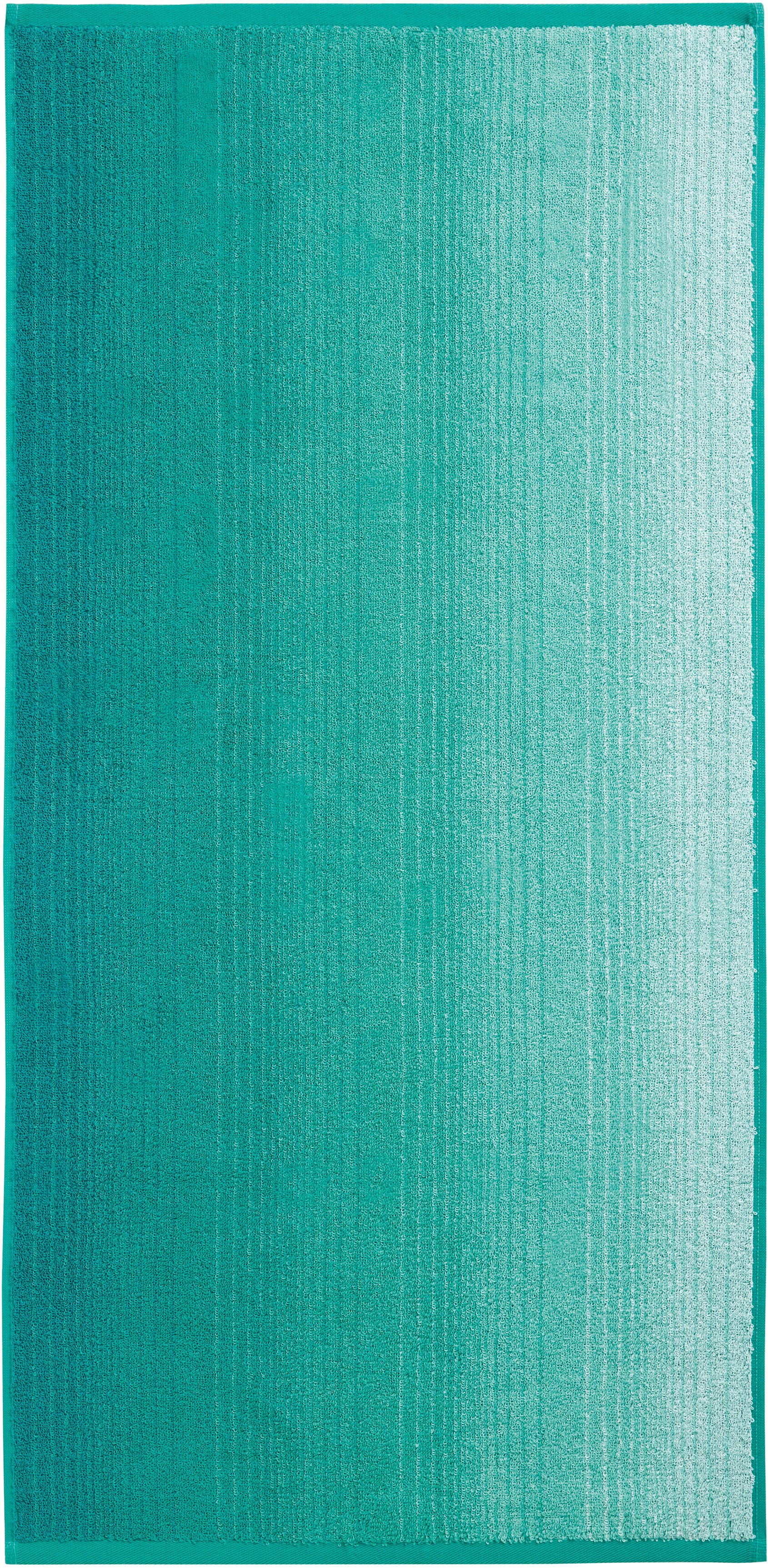 Dyckhoff Handtücher Colori, Walkfrottee (Packung, 1-St), mit Farbverlauf