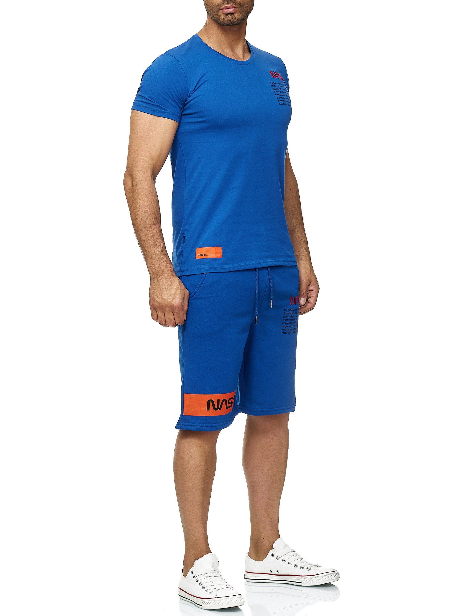RedBridge T-Shirt & Shorts Red Bridge Herren T-Shirt - Shorts Kurze Hose Set Sweat Pants (Set, 2-tlg., T-Shirt & Shorts)