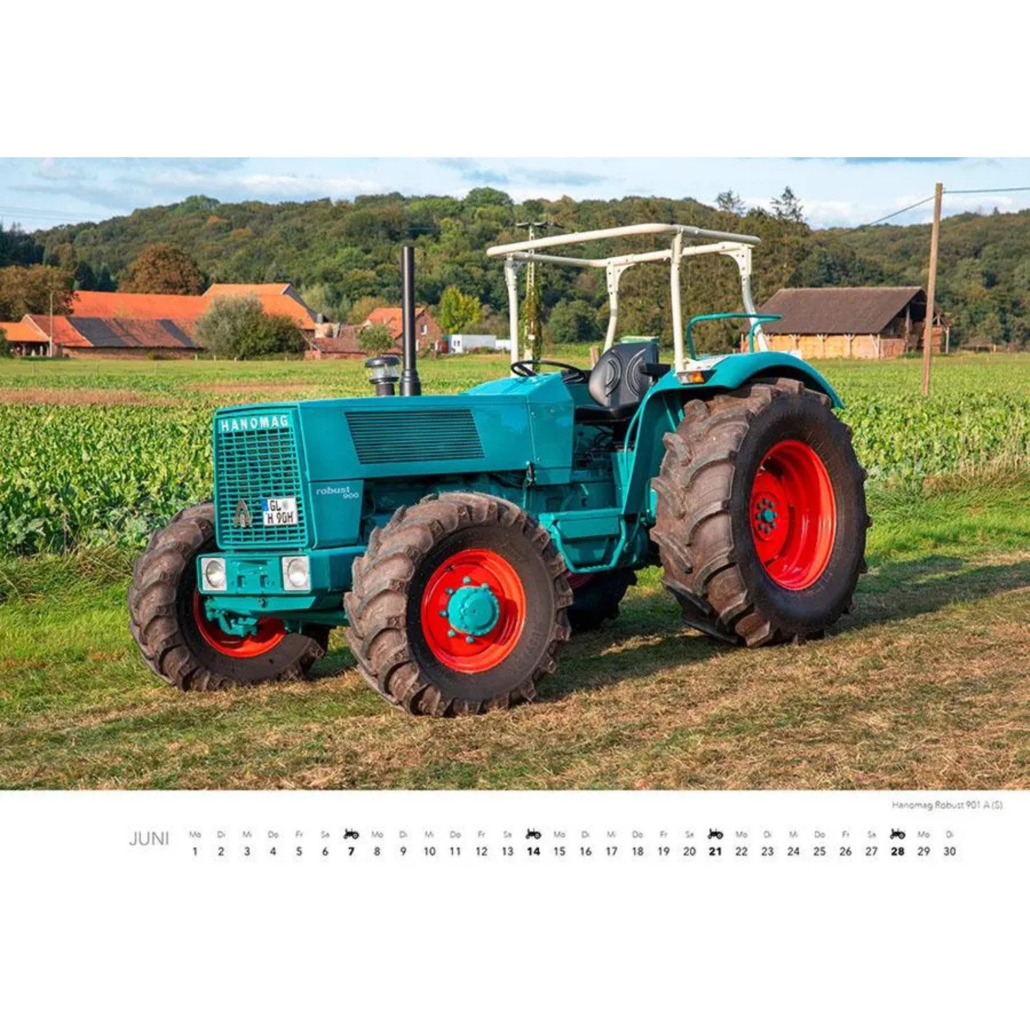 HEEL Verlag Wandkalender Klassische Traktoren Kalender 2026