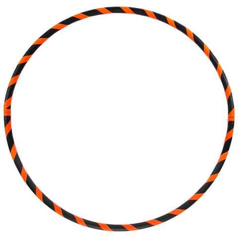 Hoopomania Hula-Hoop-Reifen Faltbarer Anfänger Hula Hoop Reifen, Neon-Orange Ø90cm