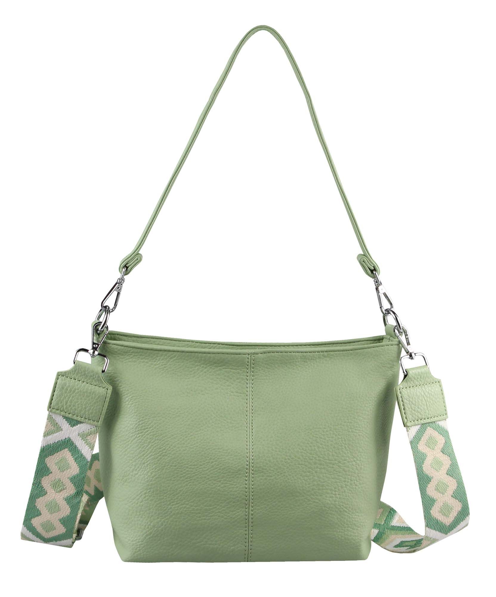 Schultertasche DAMEN TASCHE SHOPPER Hobo Bag Reise Freizeit Urlaub Leder Optik leicht