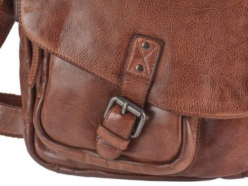 Greenburry Umhängetasche Vintage Washed, Schultertasche 25x28cm, Messengerbag, Herrentasche, weiches Leder