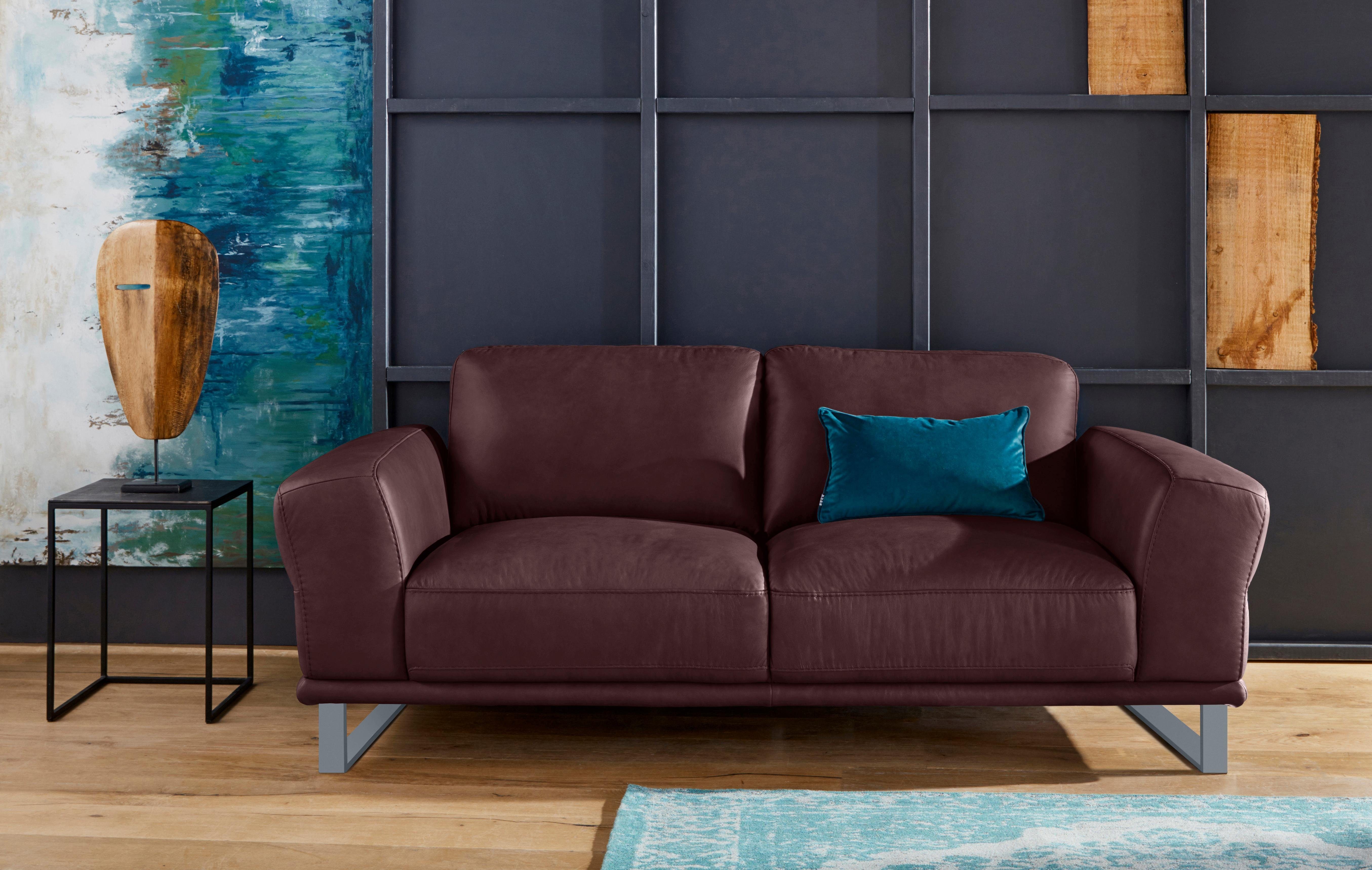 W.SCHILLIG 2-Sitzer "montanaa", mit Metallkufen in Silber matt, Breite 192 günstig online kaufen