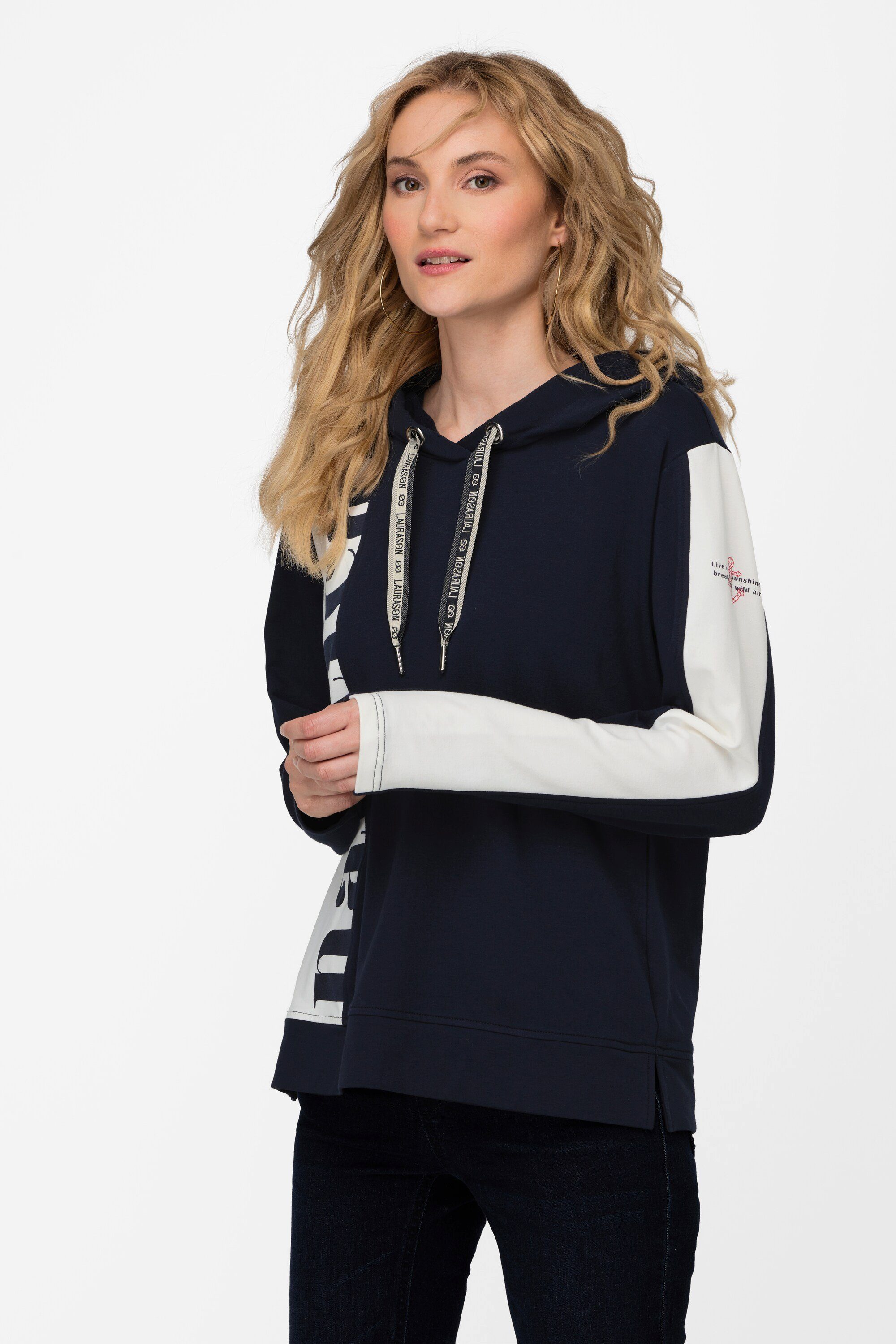 Laurasøn Sweatshirt Hoodie Sweater Colorblocking Statement günstig online kaufen