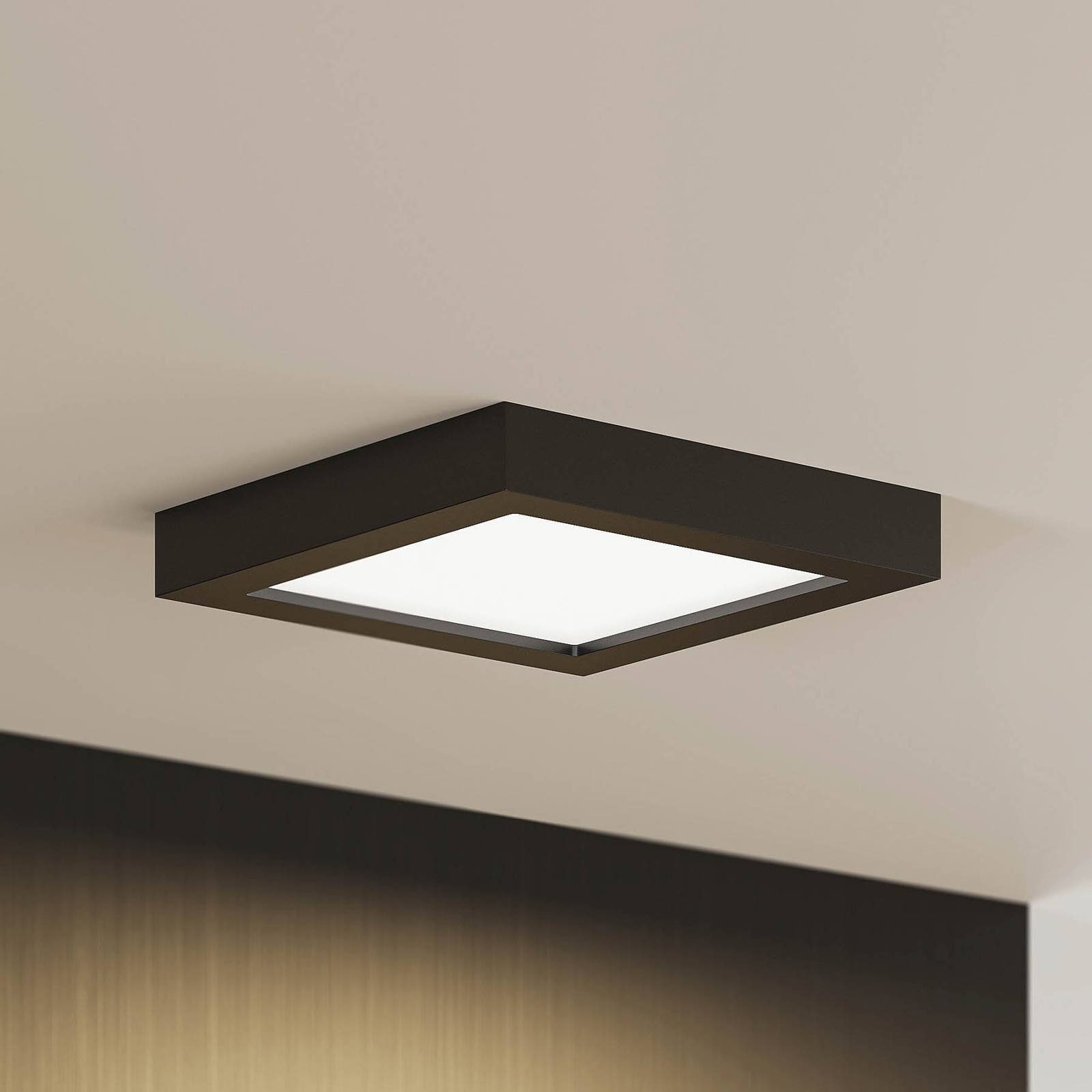 Prios LED Deckenleuchte Alette, dimmbar, LED-Leuchtmittel günstig online kaufen