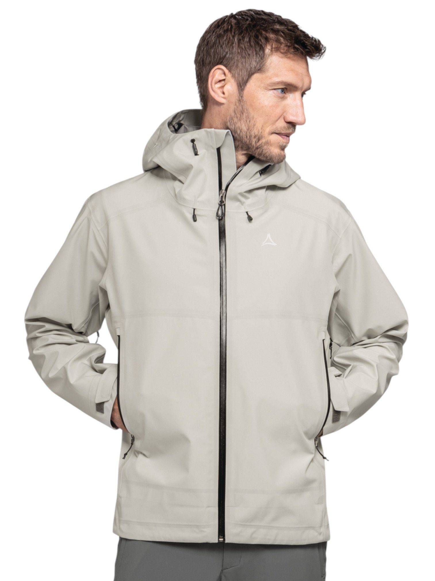 Funktionsjacke Wanderjacke Hiking Style Cascata MNS (wasserdicht, atmungsaktiv) weiss