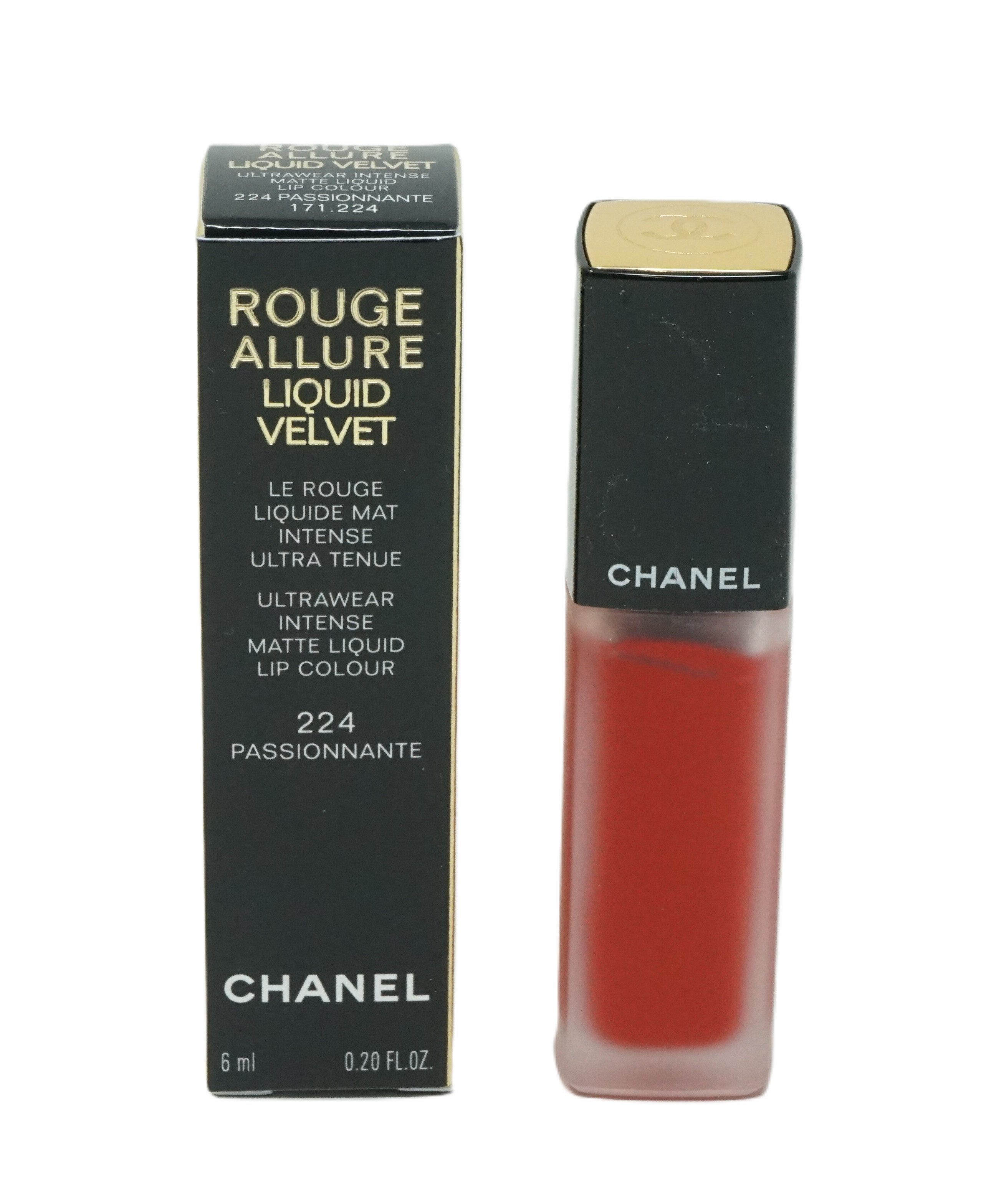 CHANEL Lippenstift Chanel Ink Matte Liquid Lip Colour Lippenstift 224 Passionnante 6 ml