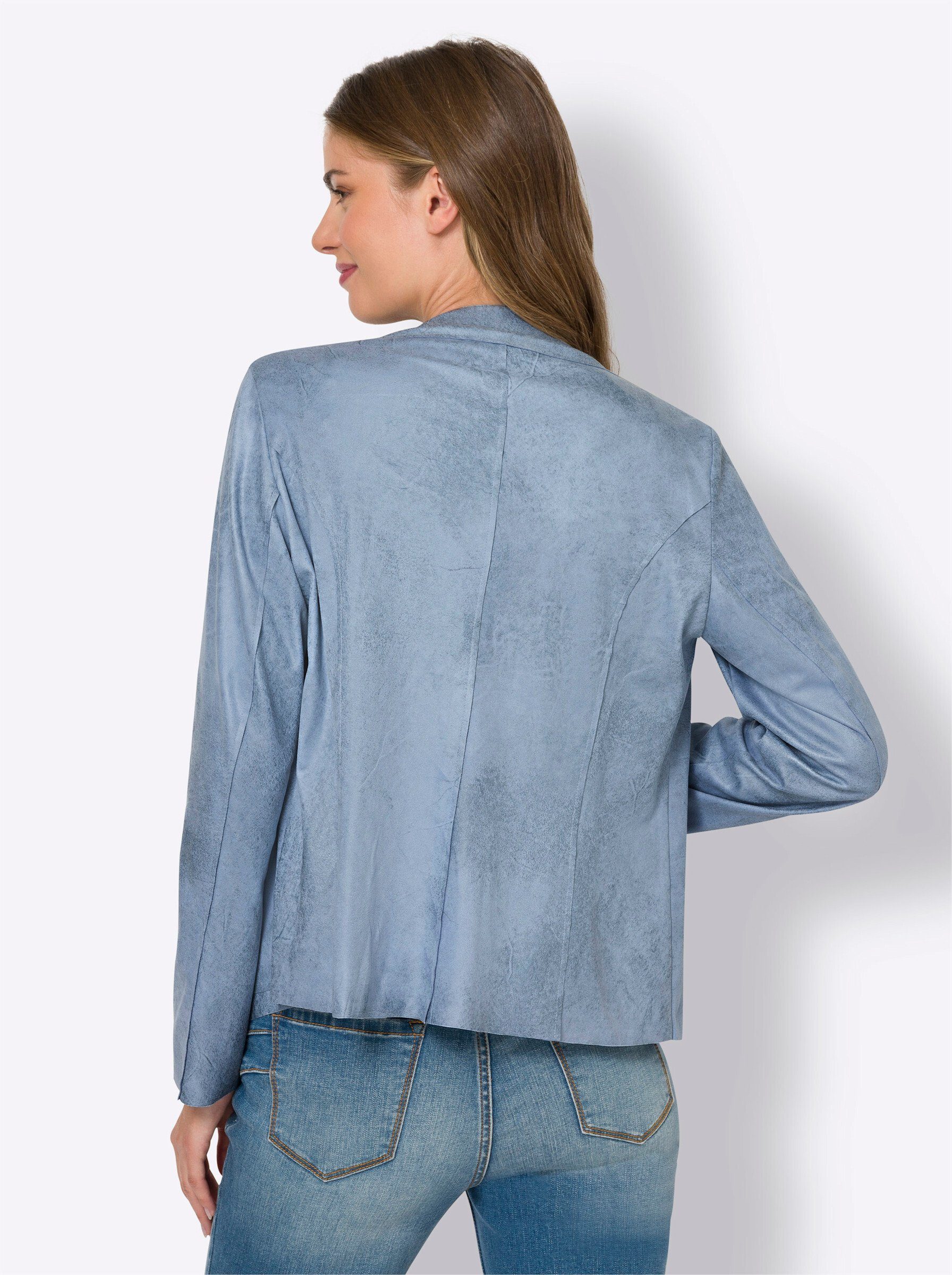 heine Blusenblazer Lederimitat-Blazer . günstig online kaufen