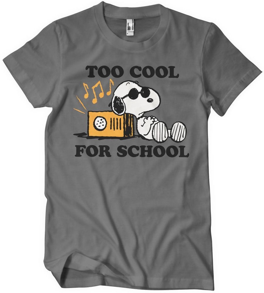 PEANUTS Worldwide LLC T-Shirt Snoopy Too Cool For School T-Shirt günstig online kaufen