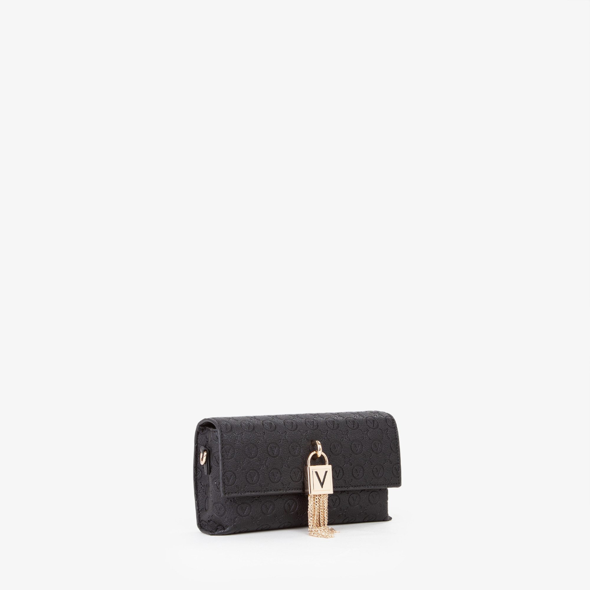 VALENTINO BAGS Umhängetasche EMY RE, Damen Schultertasche, Minibag, Clutch, Zierschloss und Zierketten