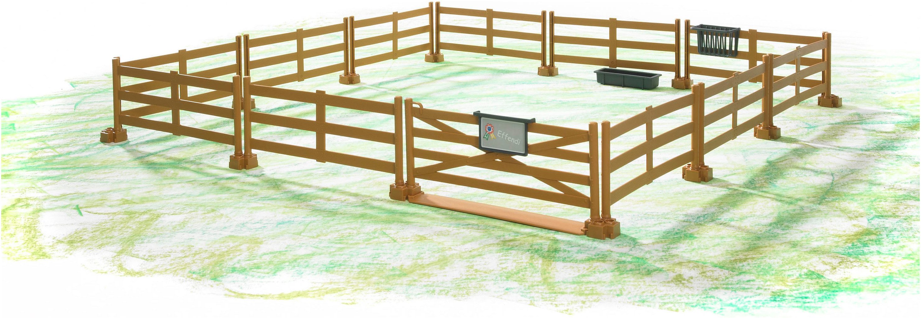 Bruder® Spielwelt bworld, Weidezaun braun (62604), Made in Europe günstig online kaufen