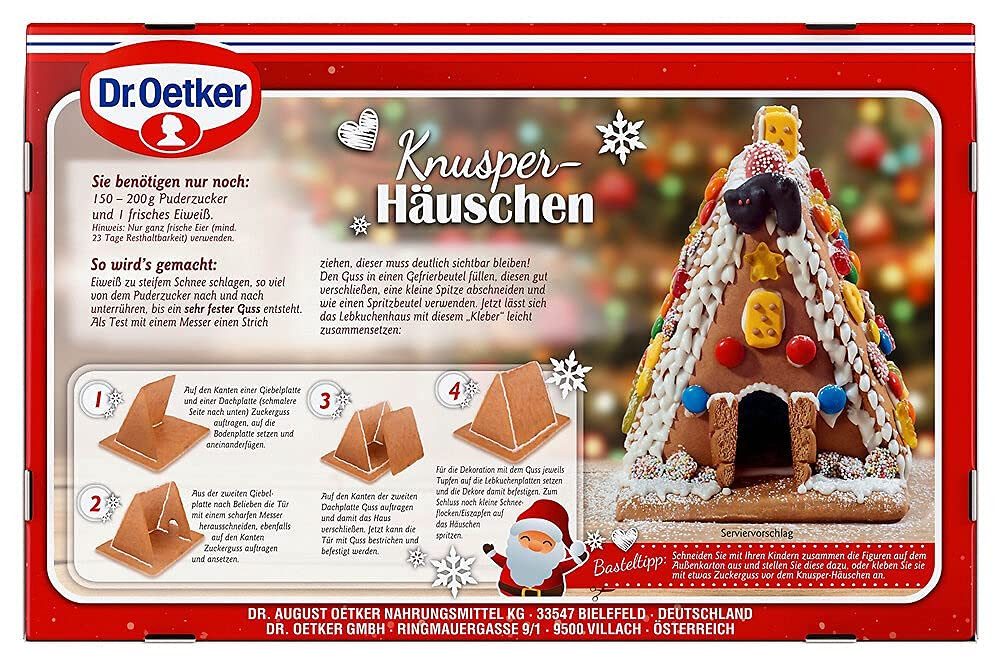 Dr. Oetker Weihnachtsfigur Dr. Oetker Knusper-Häuschen günstig online kaufen