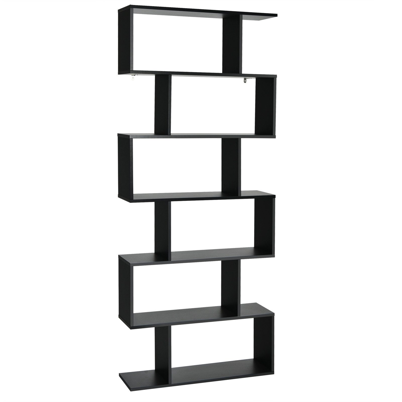 COSTWAY Bücherregal, Standregal mit 6 Fächern, 20 kg/Ebene, 80x23x192cm, sc günstig online kaufen