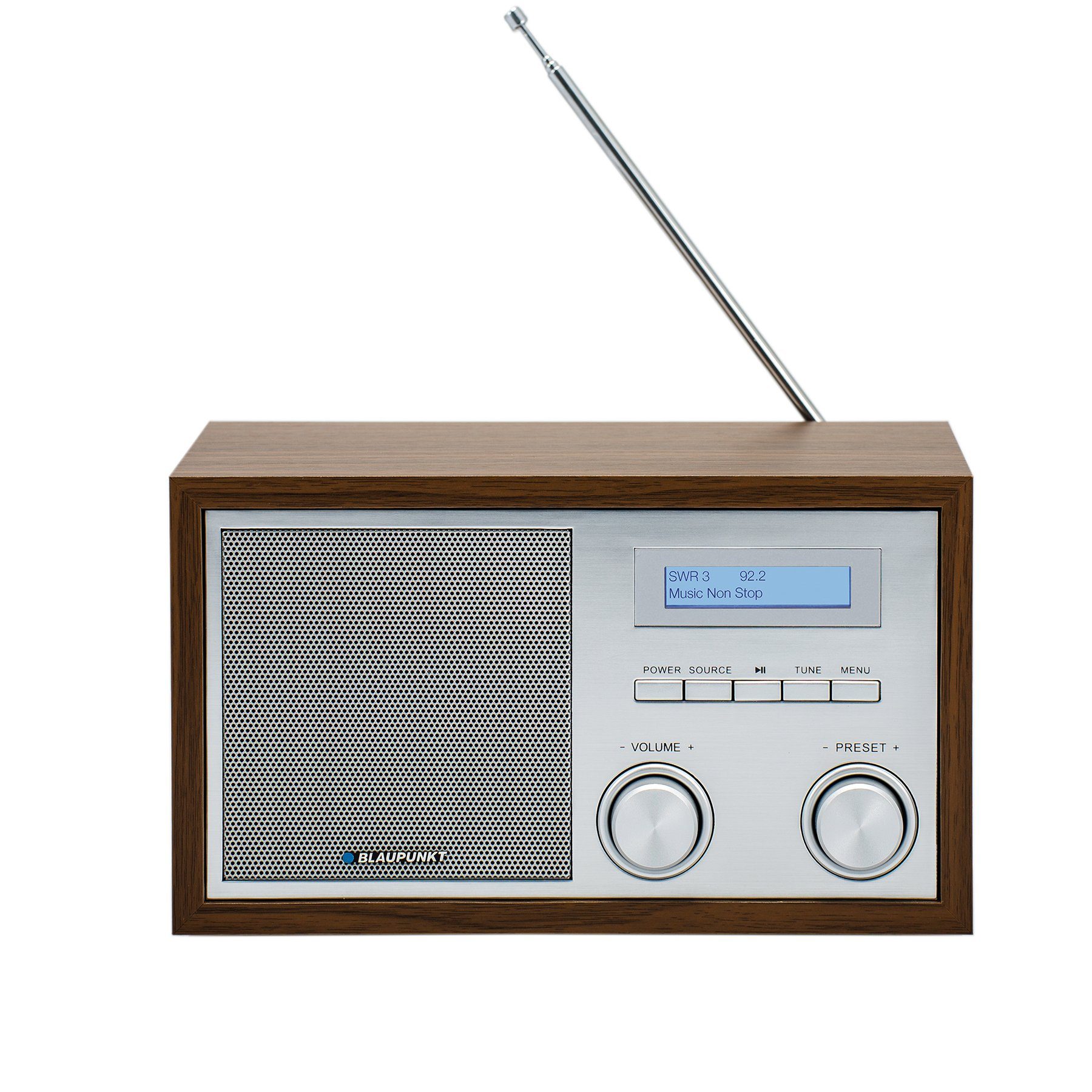 Blaupunkt Nostalgie Radio RXD 180 5,00 W) Digitalradio Nussbaum_neu (DAB), FM-Tuner, (DAB) (Digitalradio