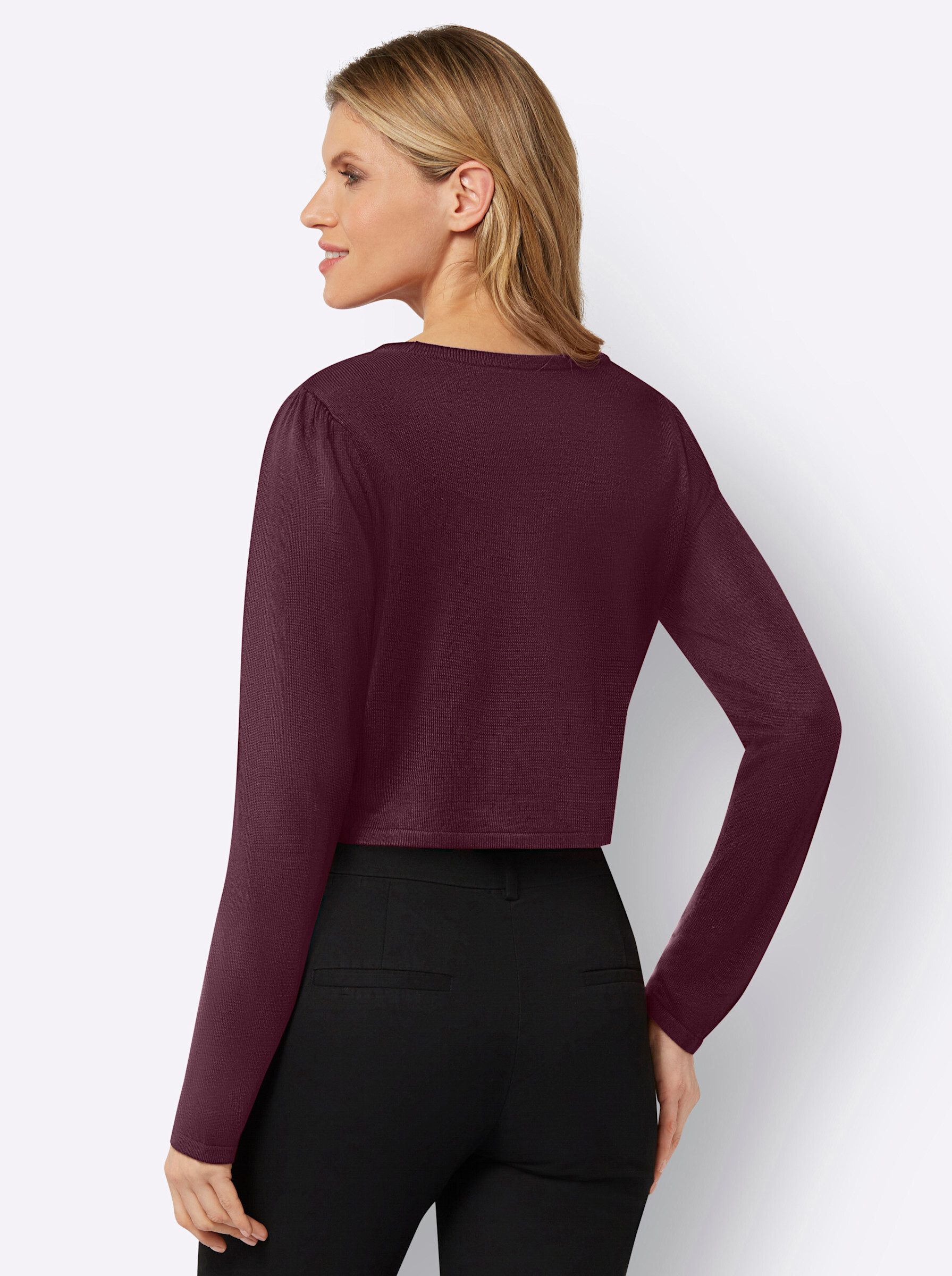 Sieh an! Strickjacke Strickbolero günstig online kaufen