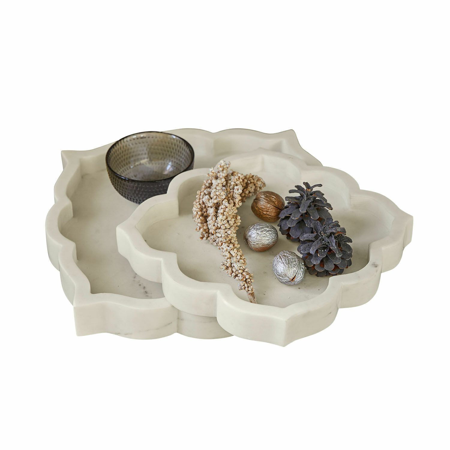 Mirabeau Dekoschale Schale 2er Set Melisune creme