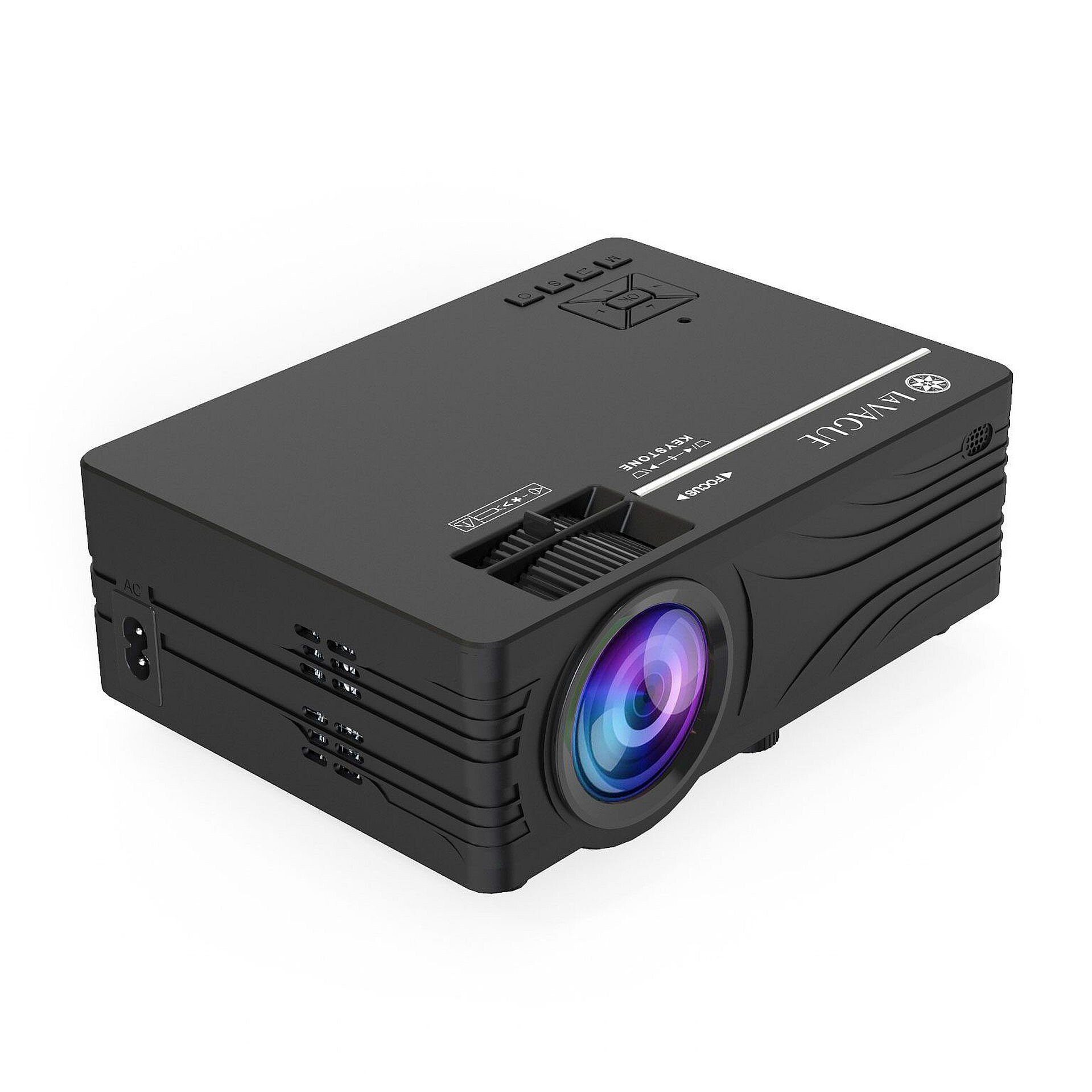 WI-FI LV-HD240 px, LA (2000 LED-Beamer led-projektor 1000:1, VAGUE lm, LED-Projektor) 1080 x 1920 schwarz