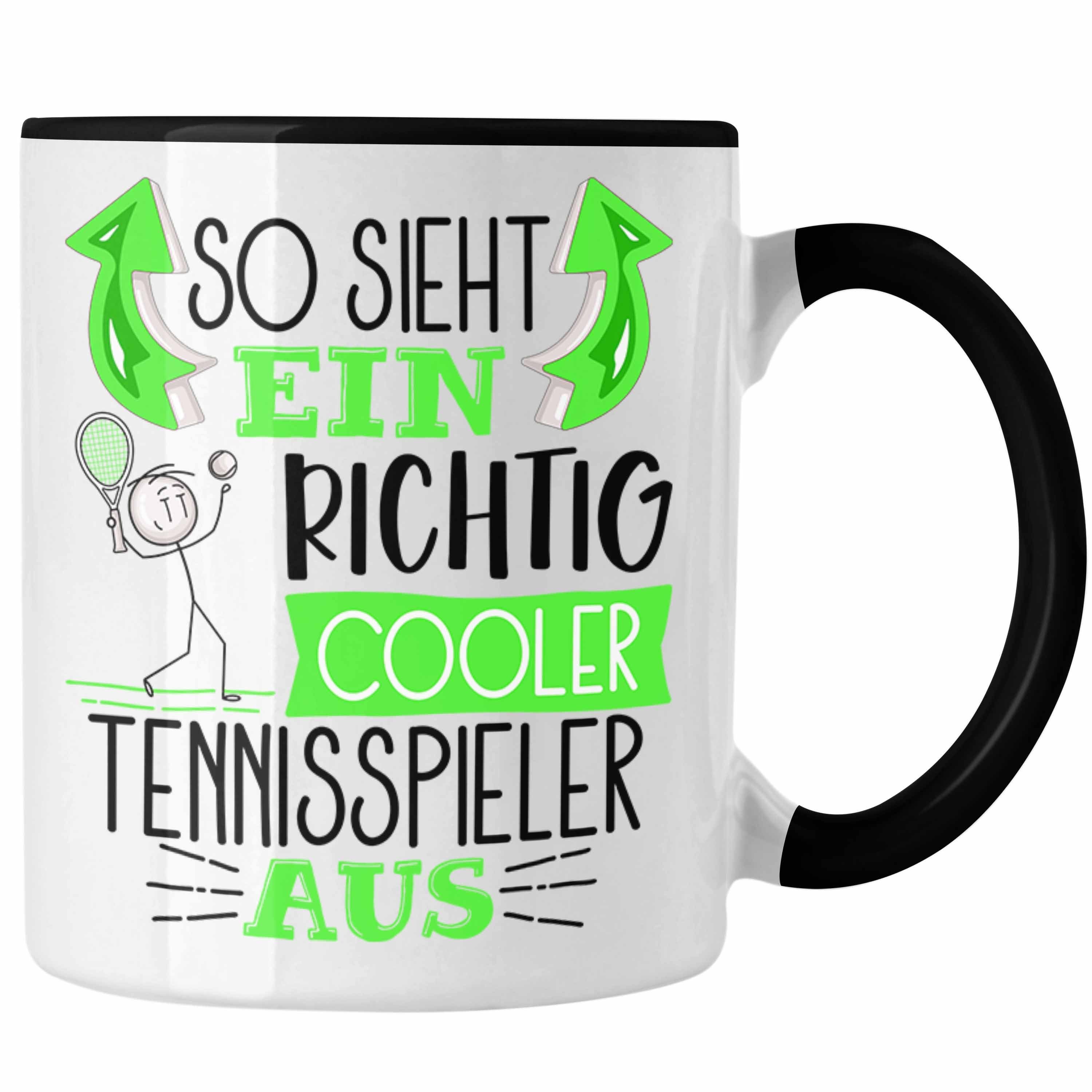 Trendation Tasse Tennisspieler Tasse Geschenk So Sieht Ein Richtig Cooler Tennisspiele