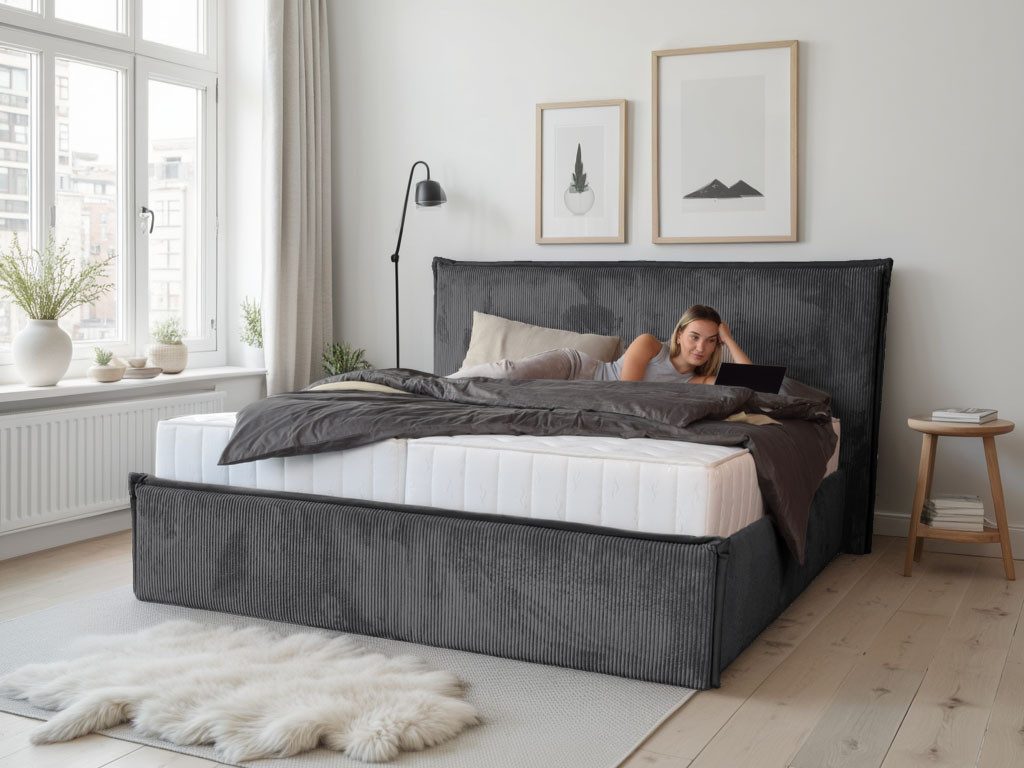 COLLECTION AB Polsterbett Marla erhältlich in der Breite 180x200cm, mit Cor günstig online kaufen