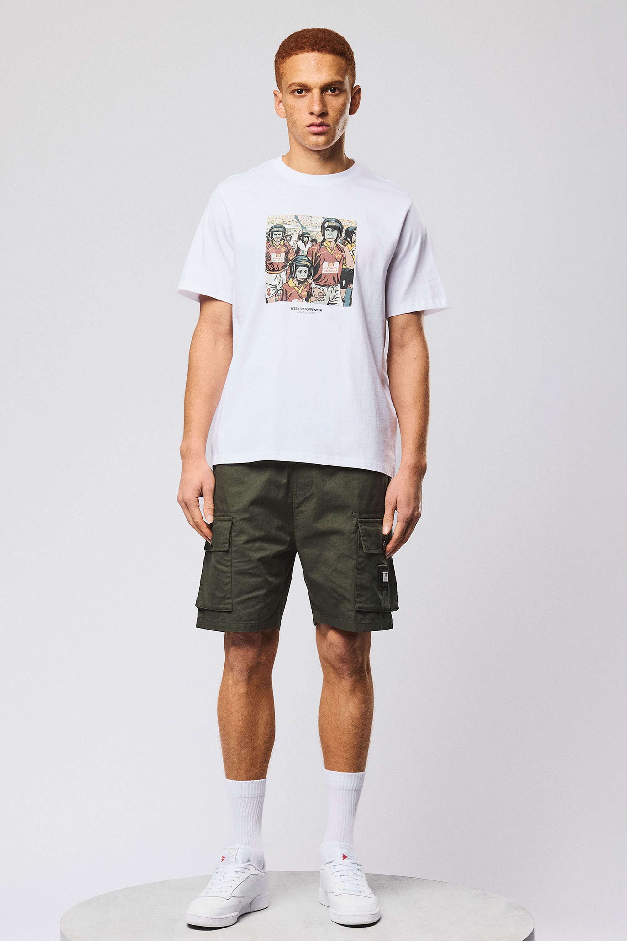 Weekend Offender T-Shirt ROMA GRAPHIC TEE Herren T-Shirt Herren, leichtes Kurzarmshirt, Sporttrikot, Outdoor, Sale