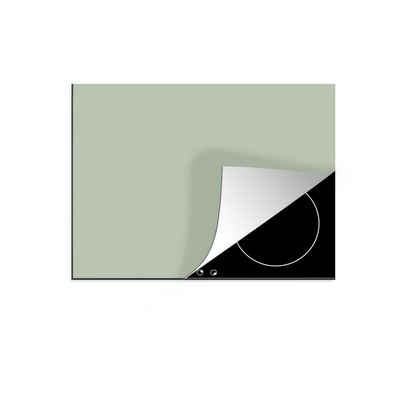 MuchoWow Herdblende-/Abdeckplatte Mintgrün - Unifarben, Vinyl, (1 tlg), 58x51 cm, Küchen Dekoration für Induktionsherd, Induktionskochfeld