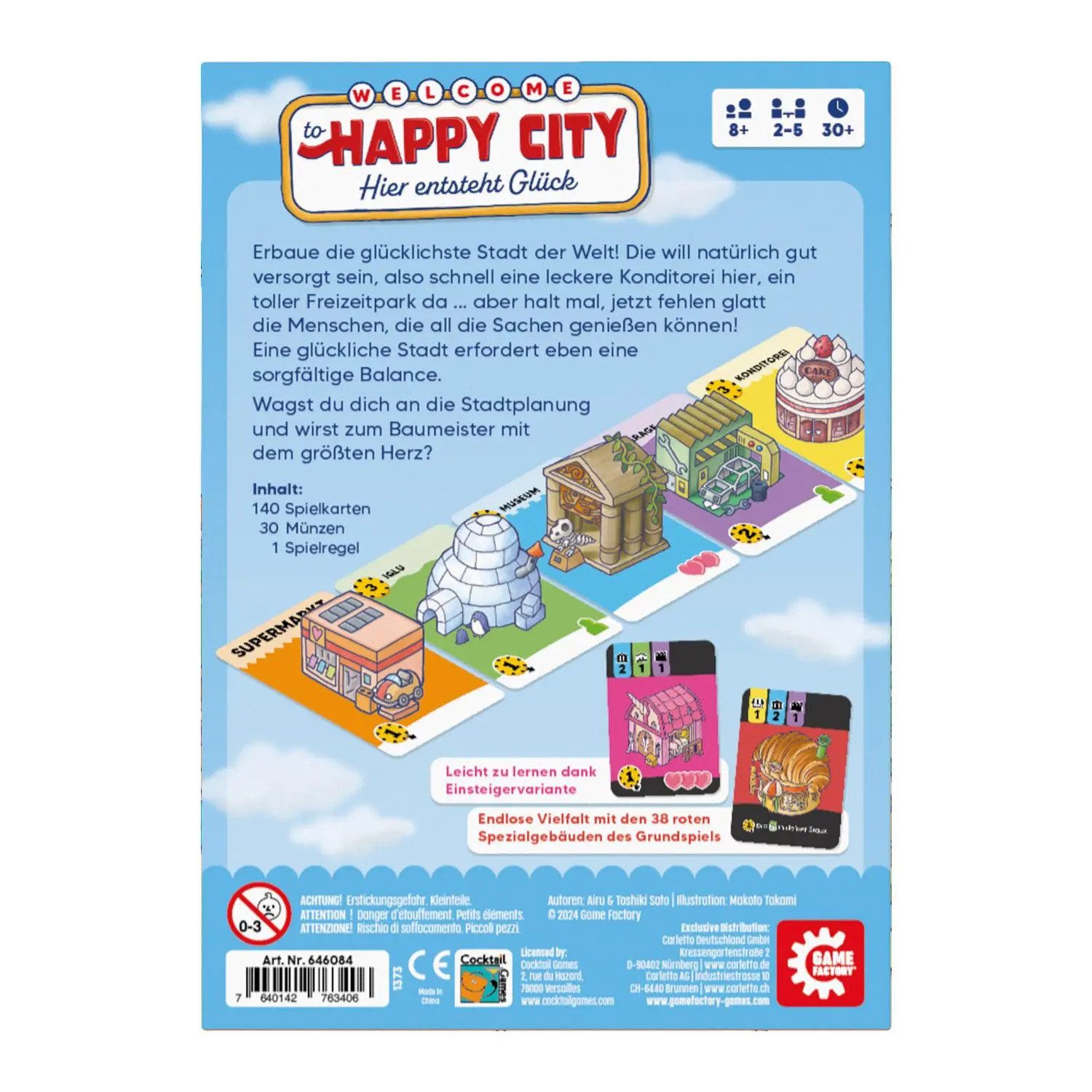 BrainBox Spiel GAME FACTORY - Happy City
