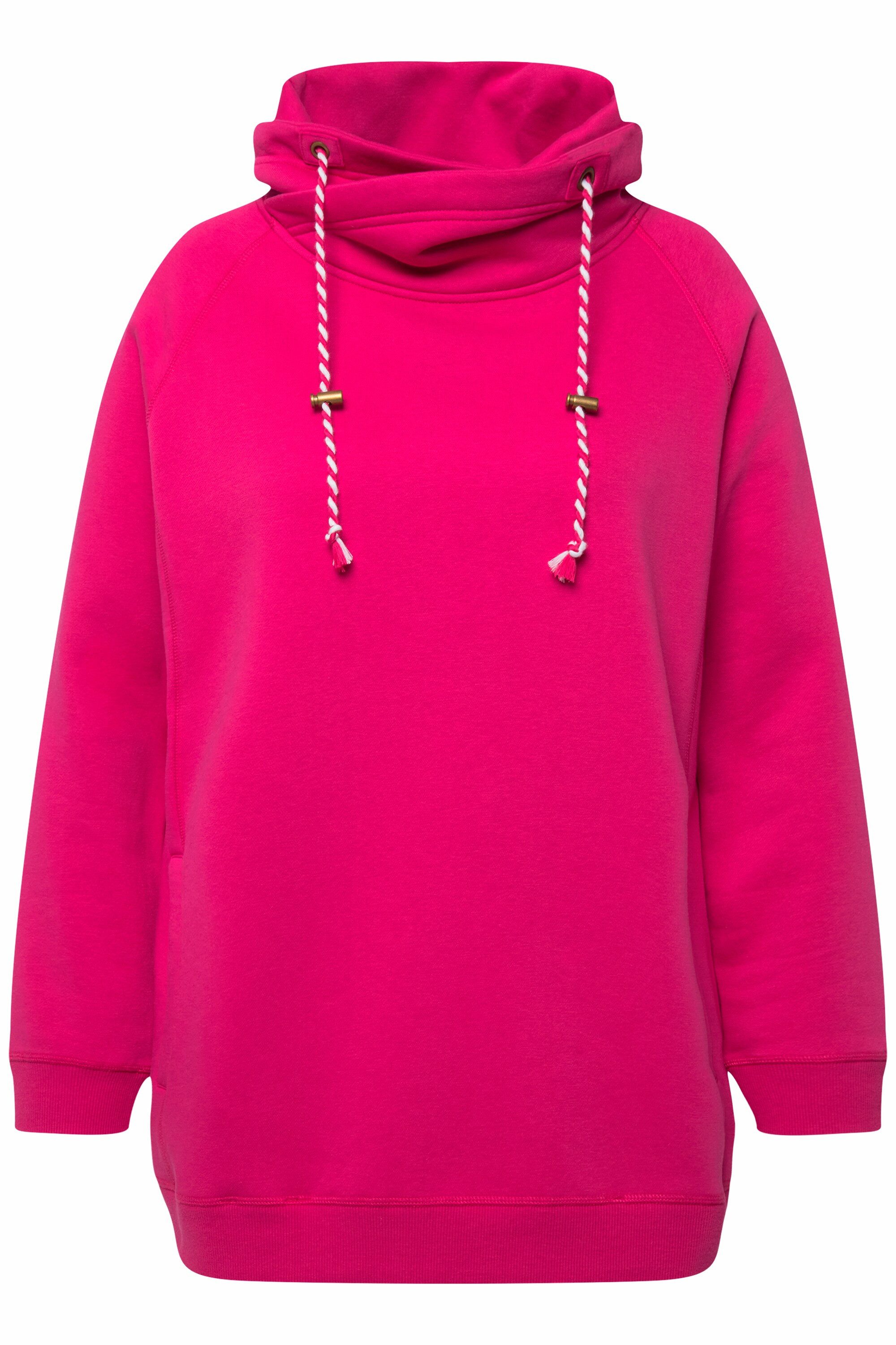 Ulla Popken Sweatshirt Sweatshirt weiter Stehkragen günstig online kaufen