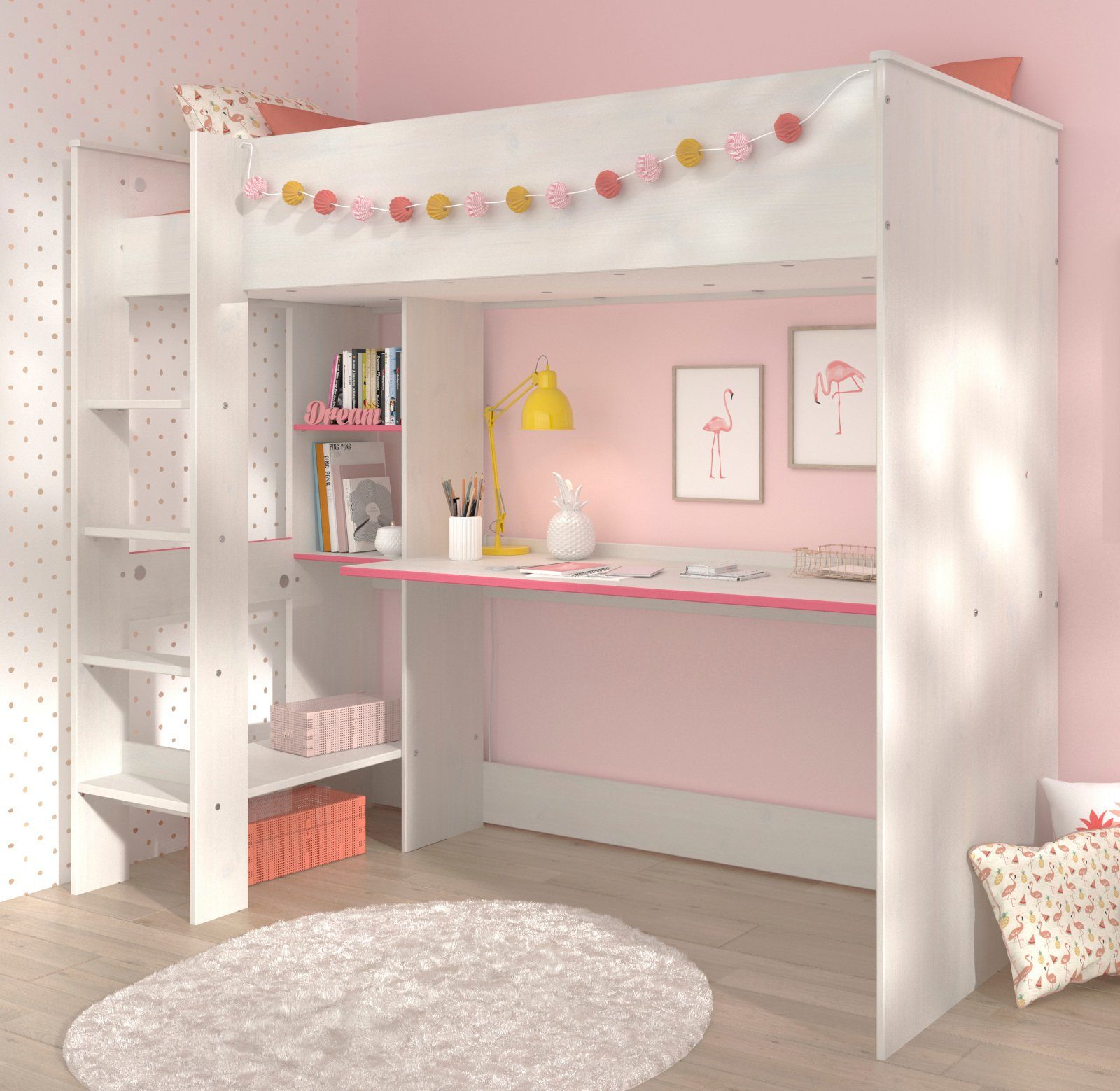 Parisot Hochbett Tivaro (Kinder- und Jugendbett günstig online kaufen