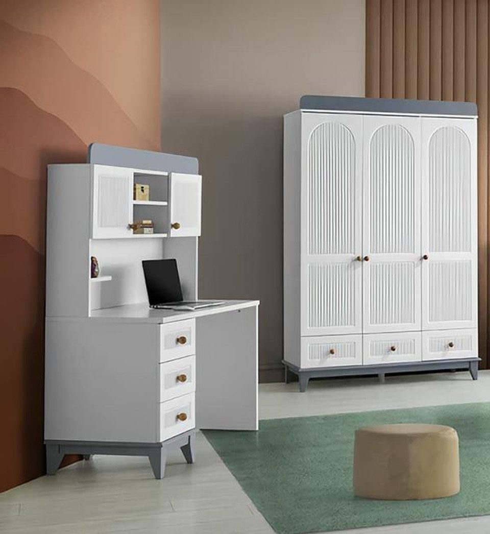 Jugendzimmer-Set Modernes Holz-Möbelset für stilvolles Jugendzimmer