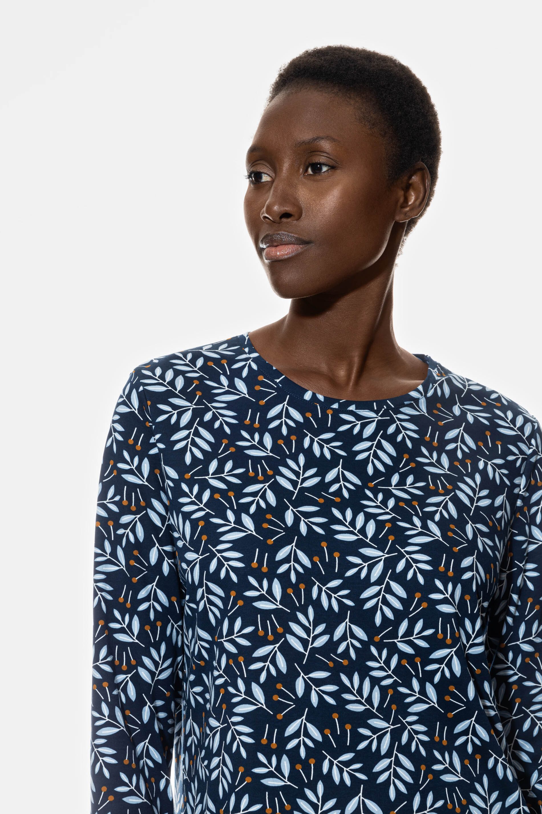 Mey Nachthemd Mey Damen Nachthemd langarm Serie Branches (1-tlg)