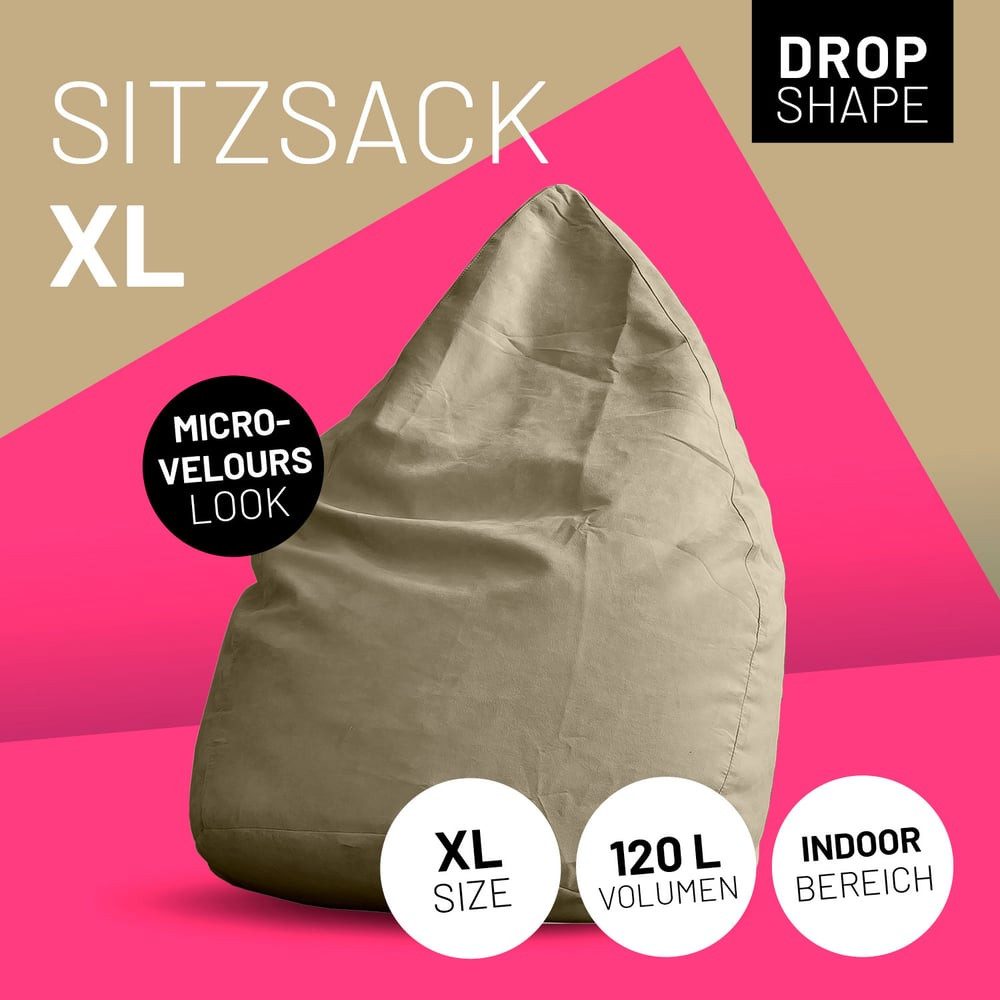 Lumaland Sitzsack Luxury XL Sitzsack (1 günstig online kaufen